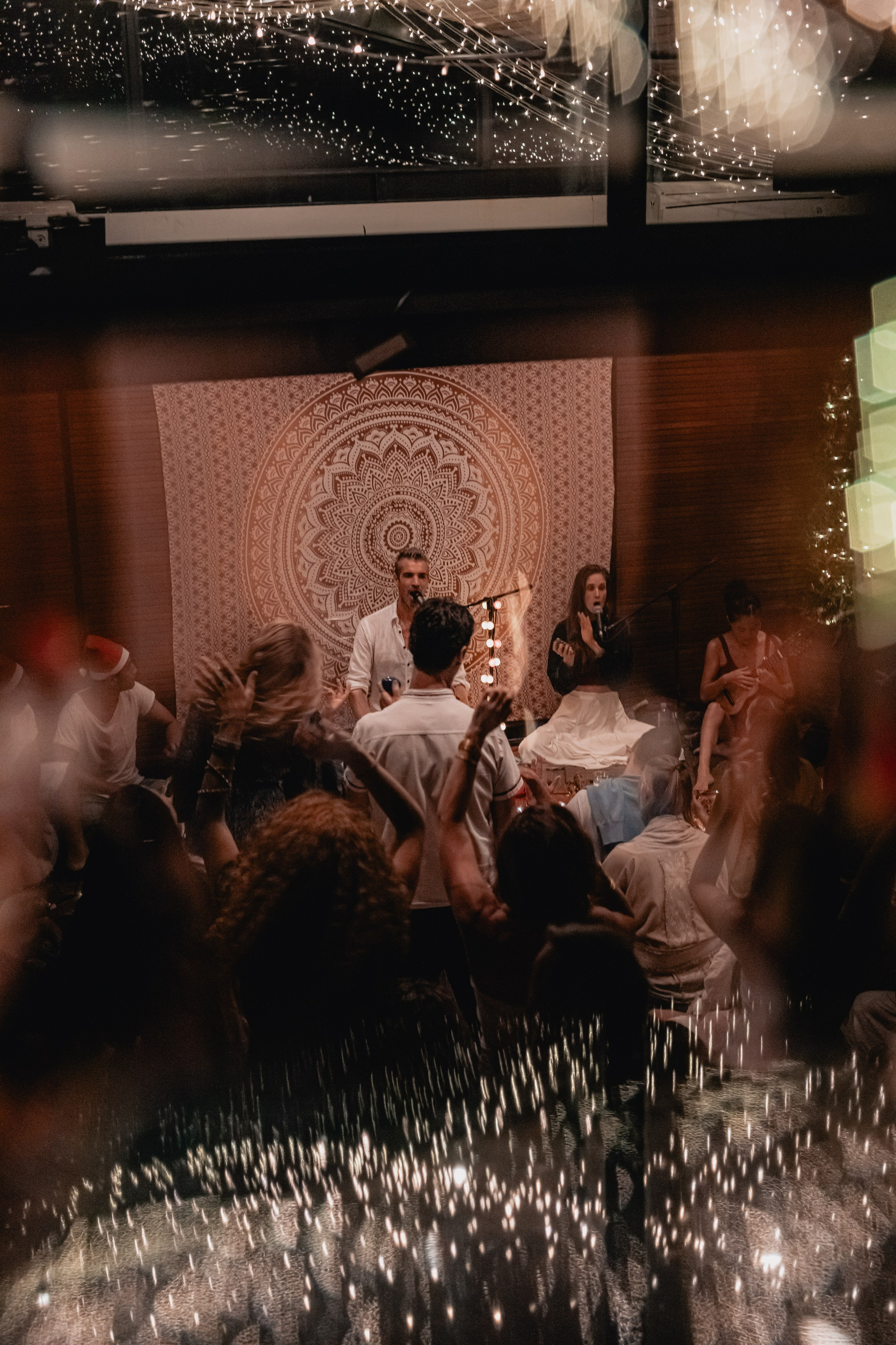 Christmas kirtan w Bhakti Bliss family. Mariam Bagdasaryan