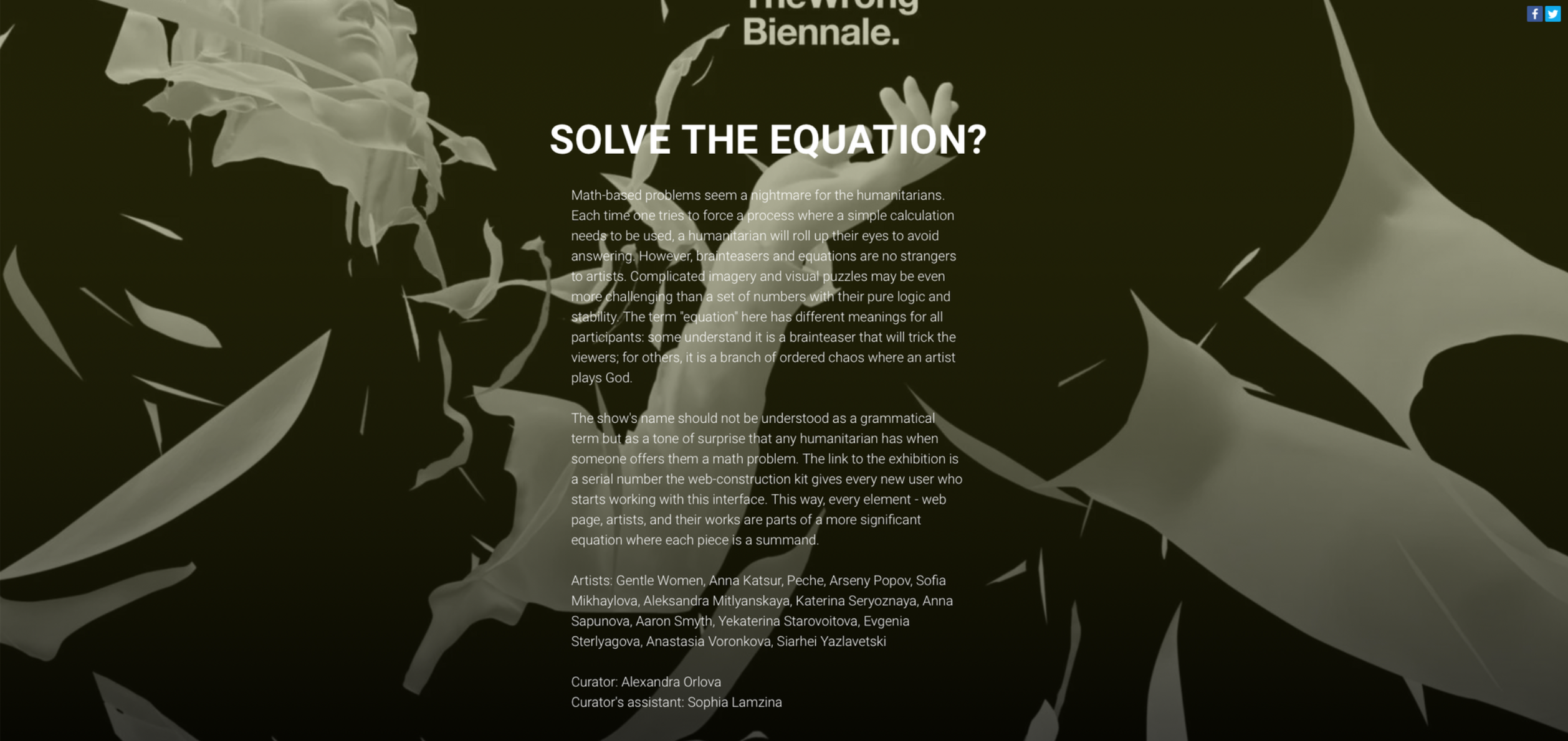 TheWrongBiennale. Междисциплинарный художник Екатерина Старовойтова