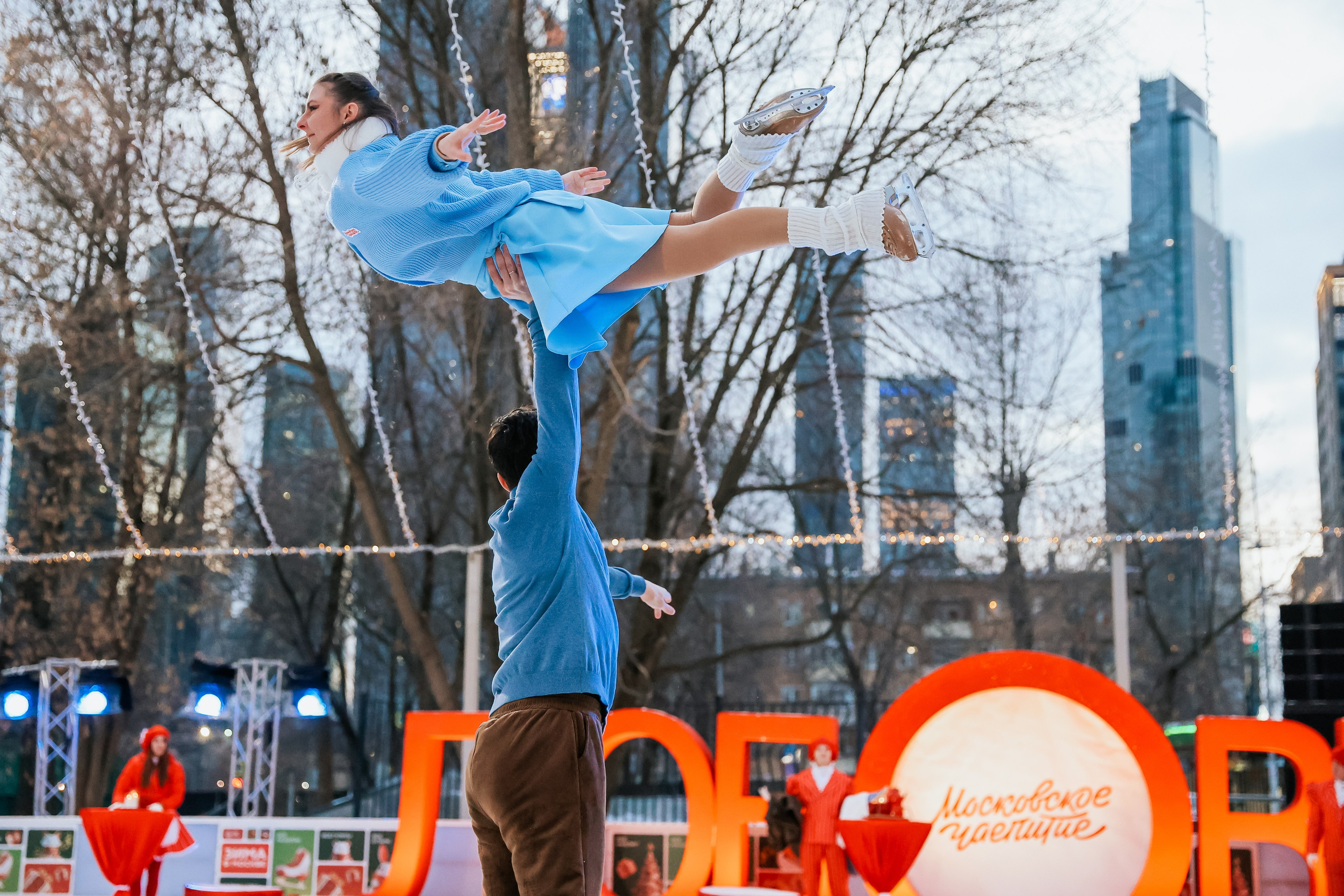 Ледовое шоу Сити каток Московское Чаепитие. Фотограф и видеограф Анна Домашенко