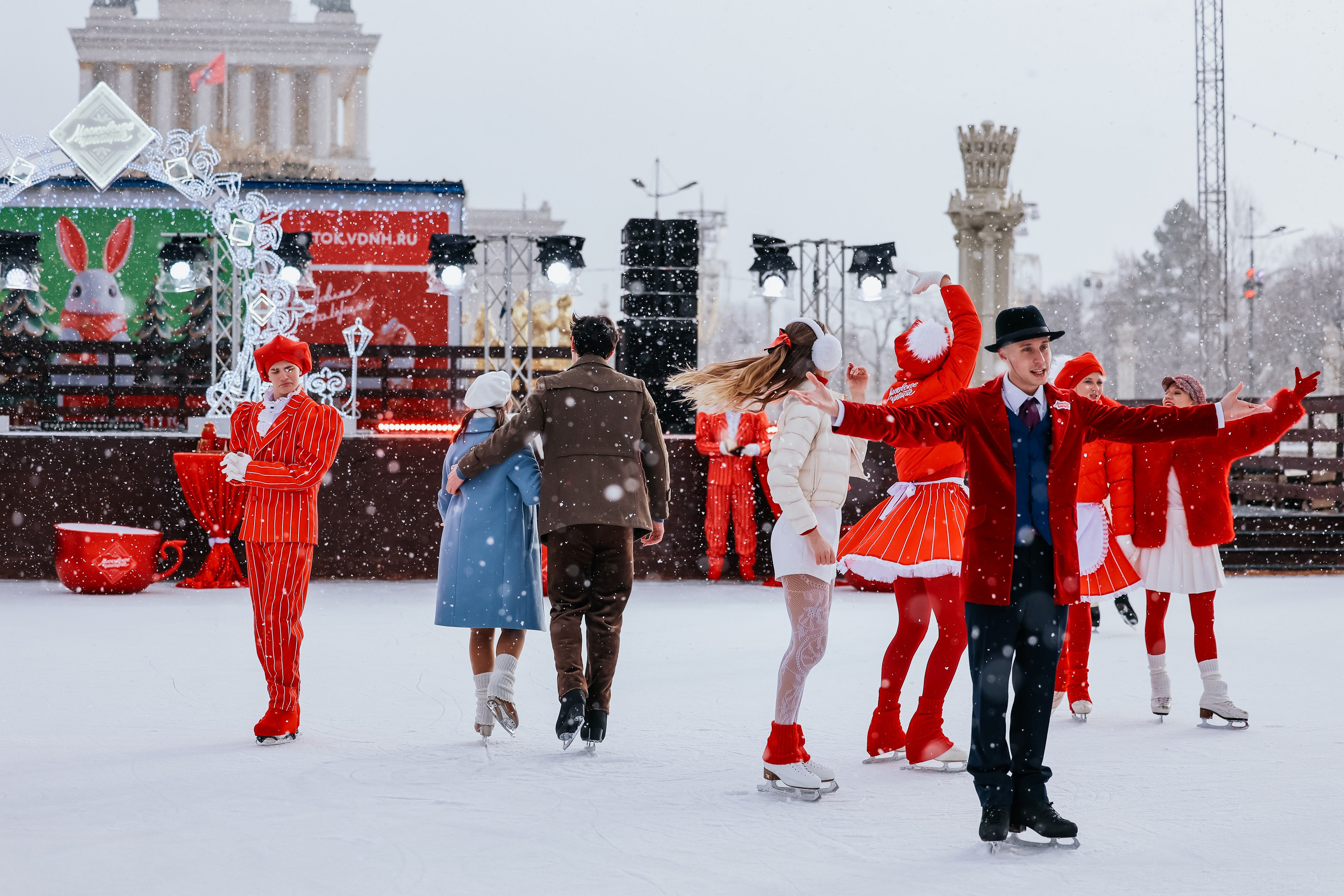 Ледовое шоу ВДНХ проект Московское чаепитие. Фотограф и видеограф Анна Домашенко