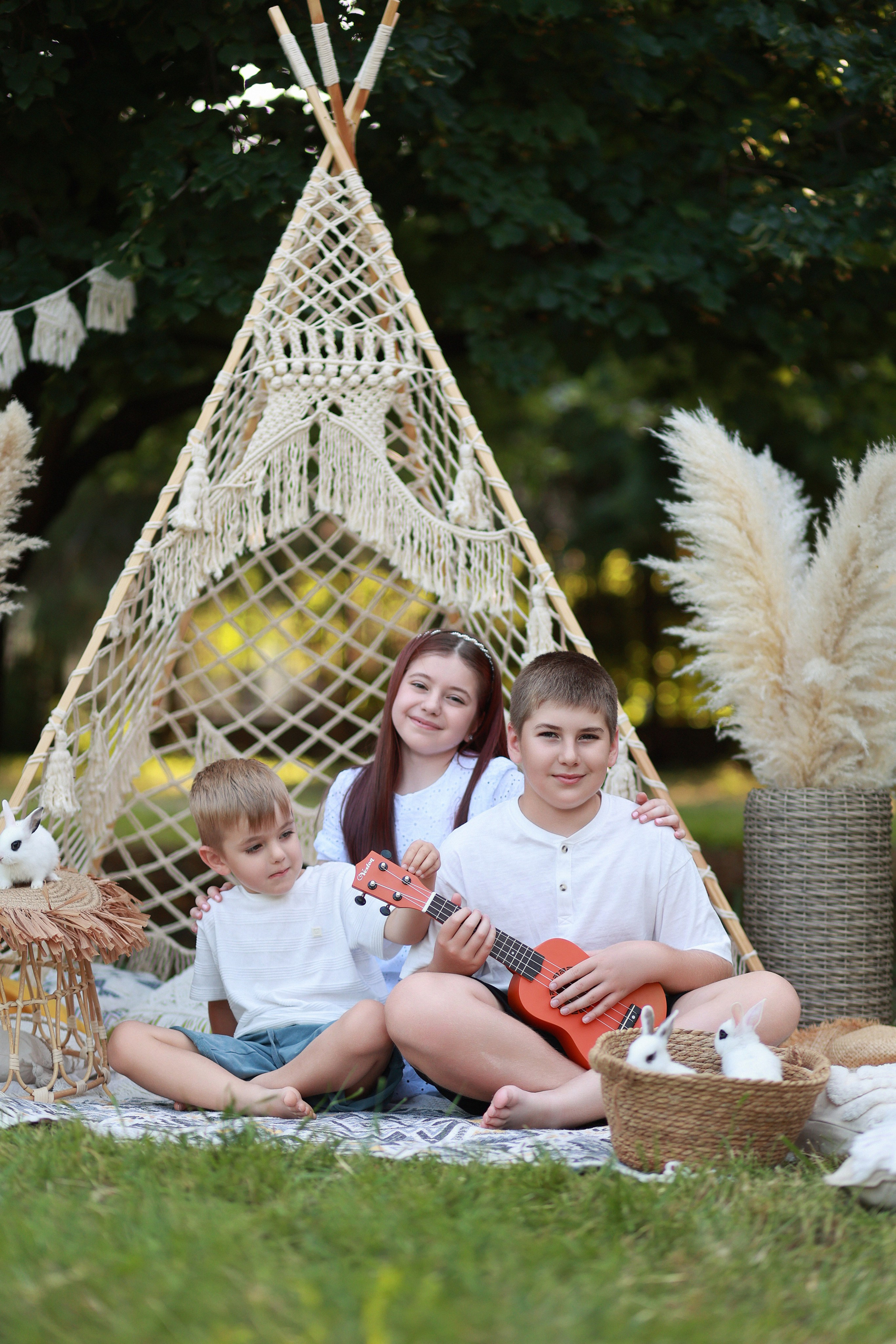 Бохо в Чистяковской Роще. Детский семейный фотограф Краснодар
