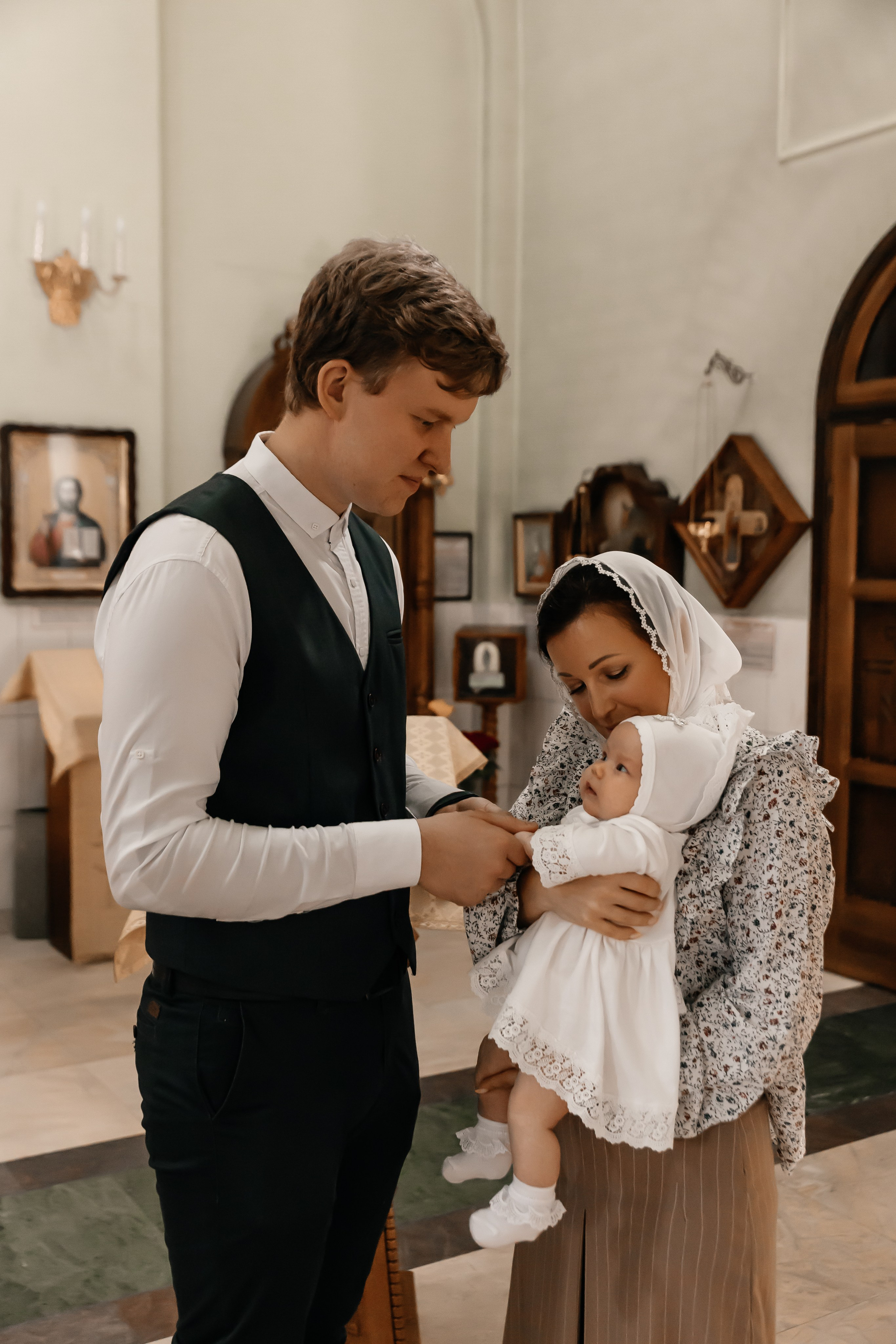 Крещение Саши. Семейный фотограф Минск Усова Ольга