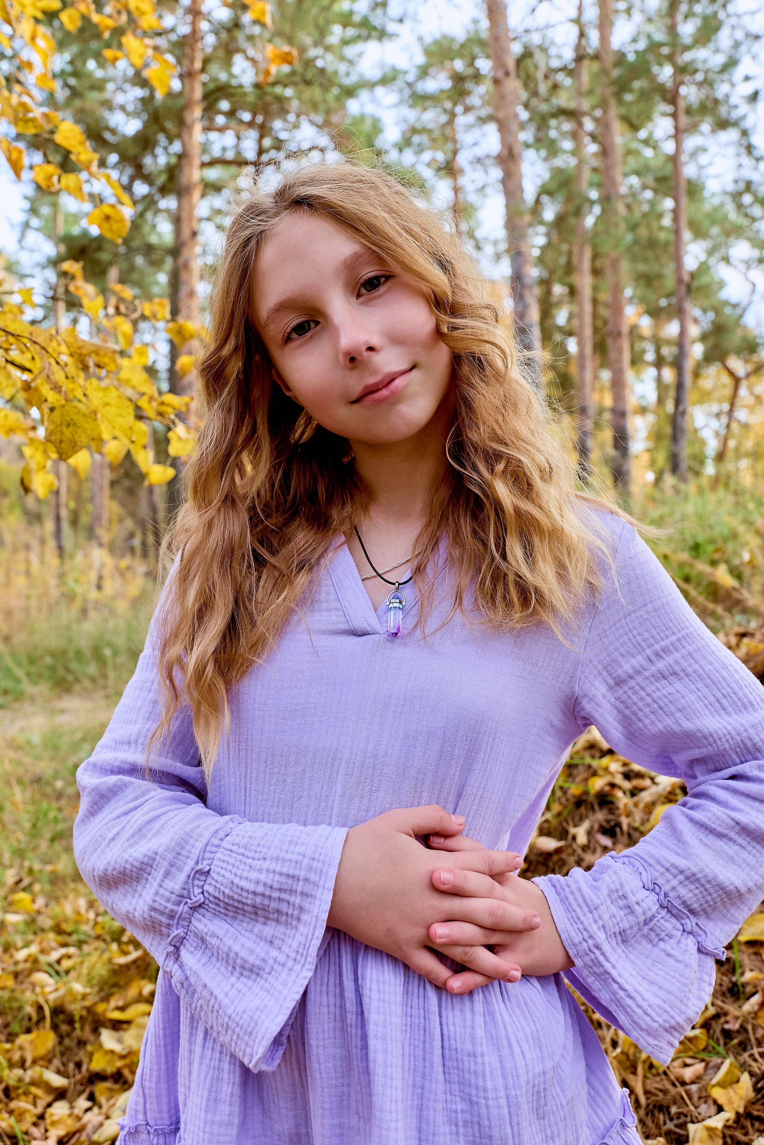 Портрет в альбом фотосессия Золотая Осень