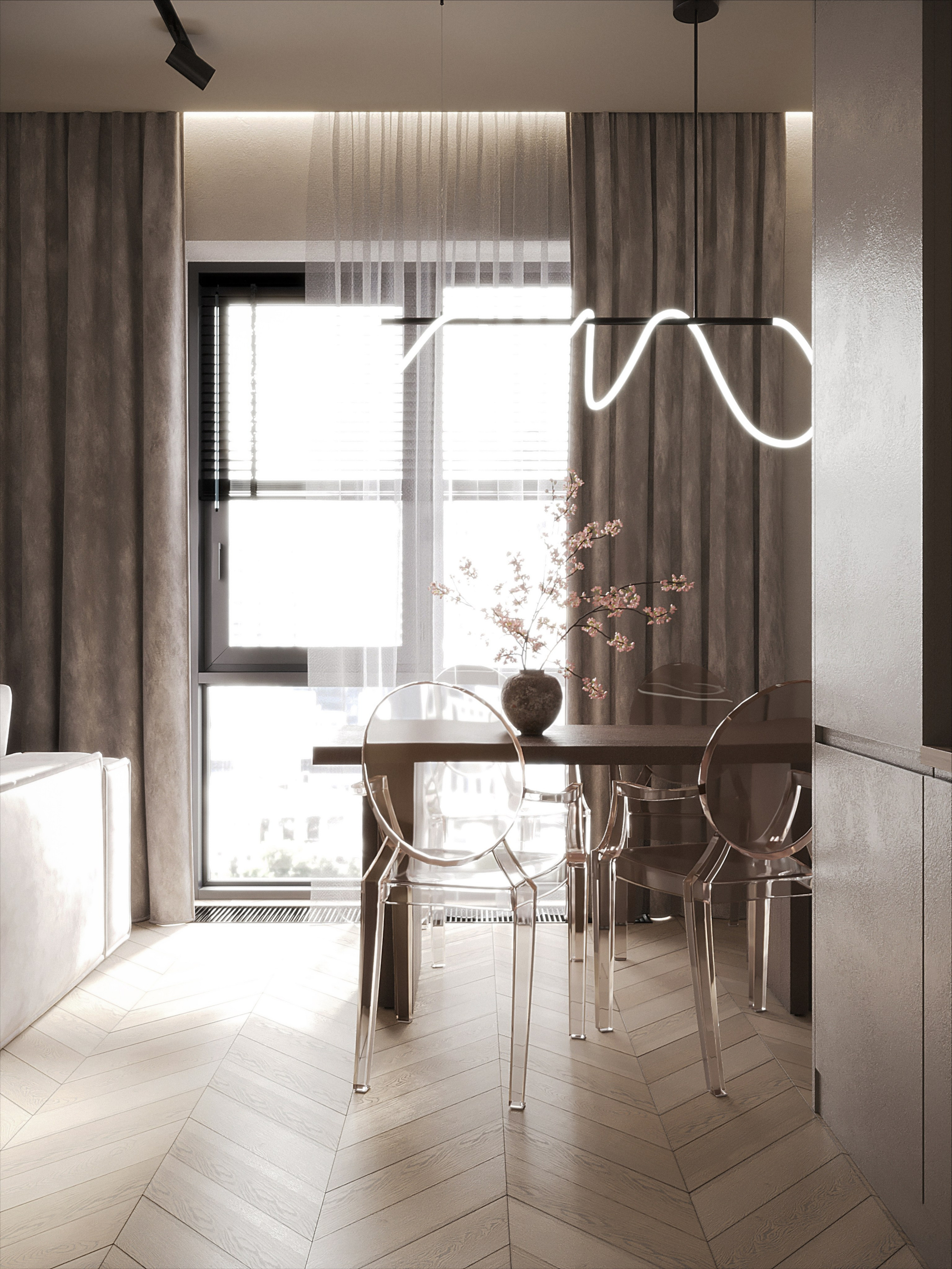 Квартира 64 кв.м. Юлия Григорьева — 3D визуализатор