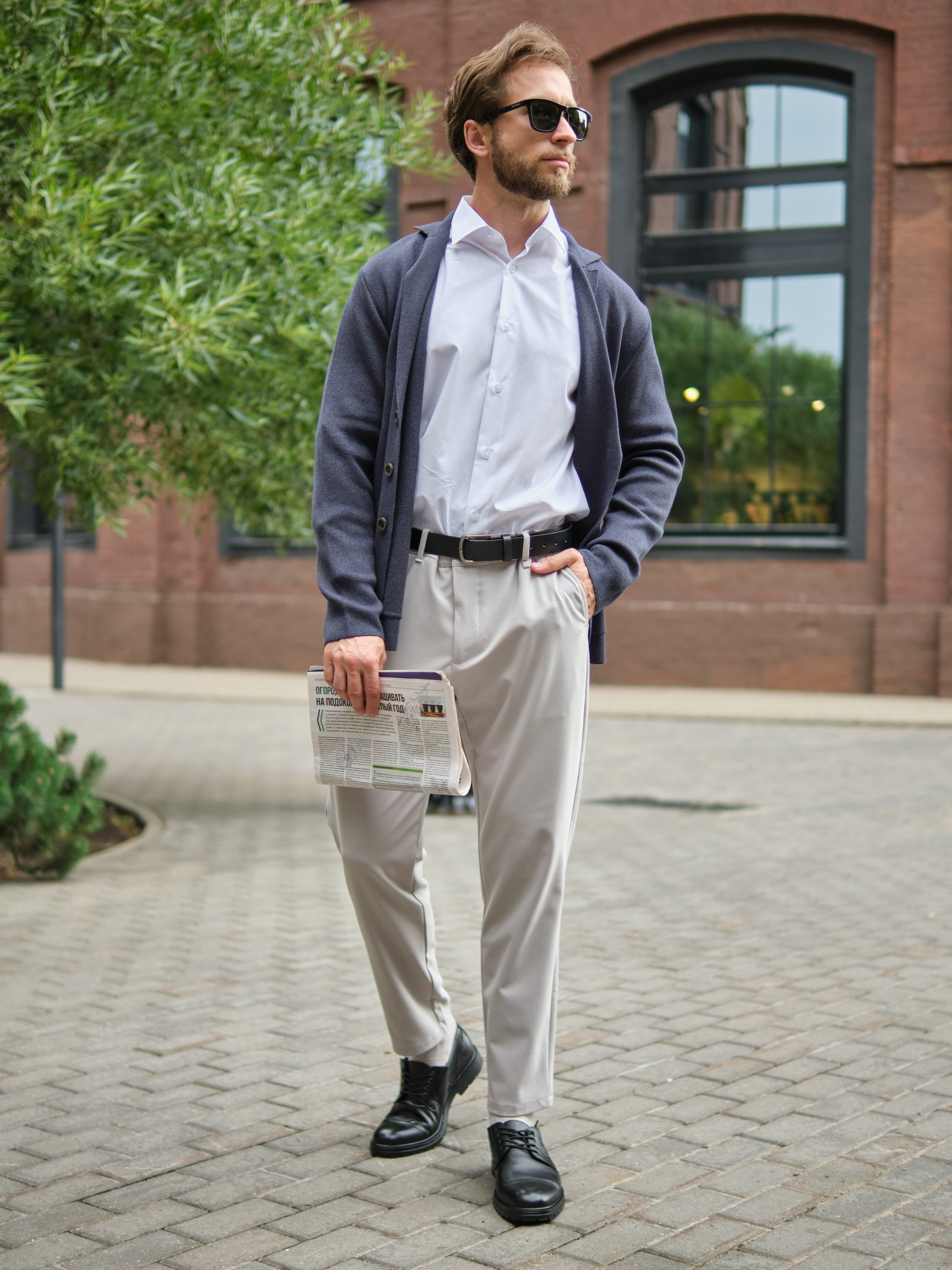 Съёмка для бренда мужской одежды