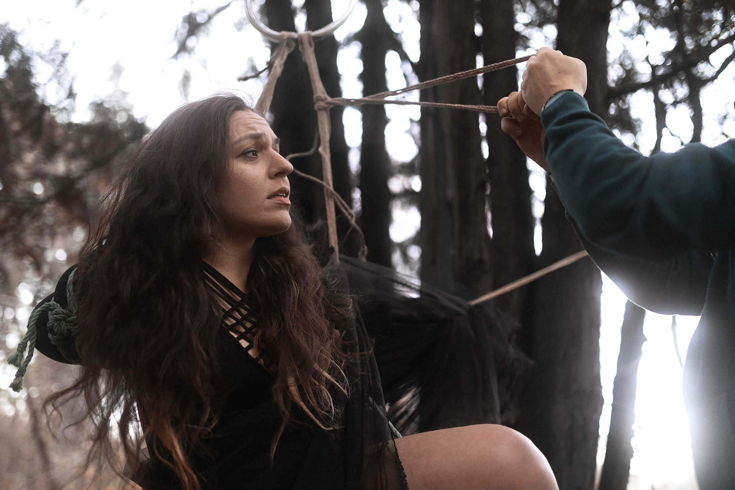 Ксюша, огонь. Фотограф Никита Локтионов Москва