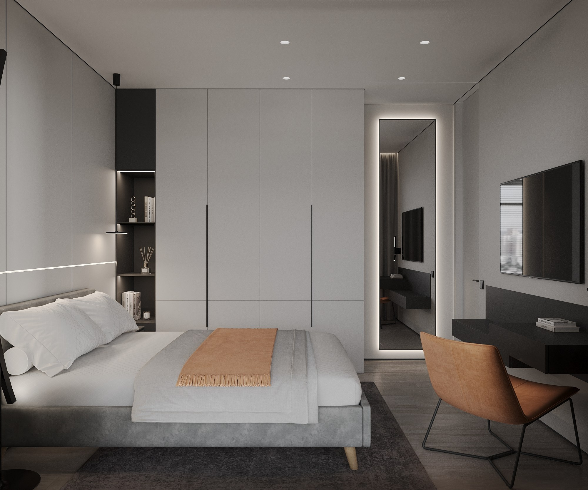 Квартира 62 кв. м. Хрустальный парк, Датский квартал. Annything design