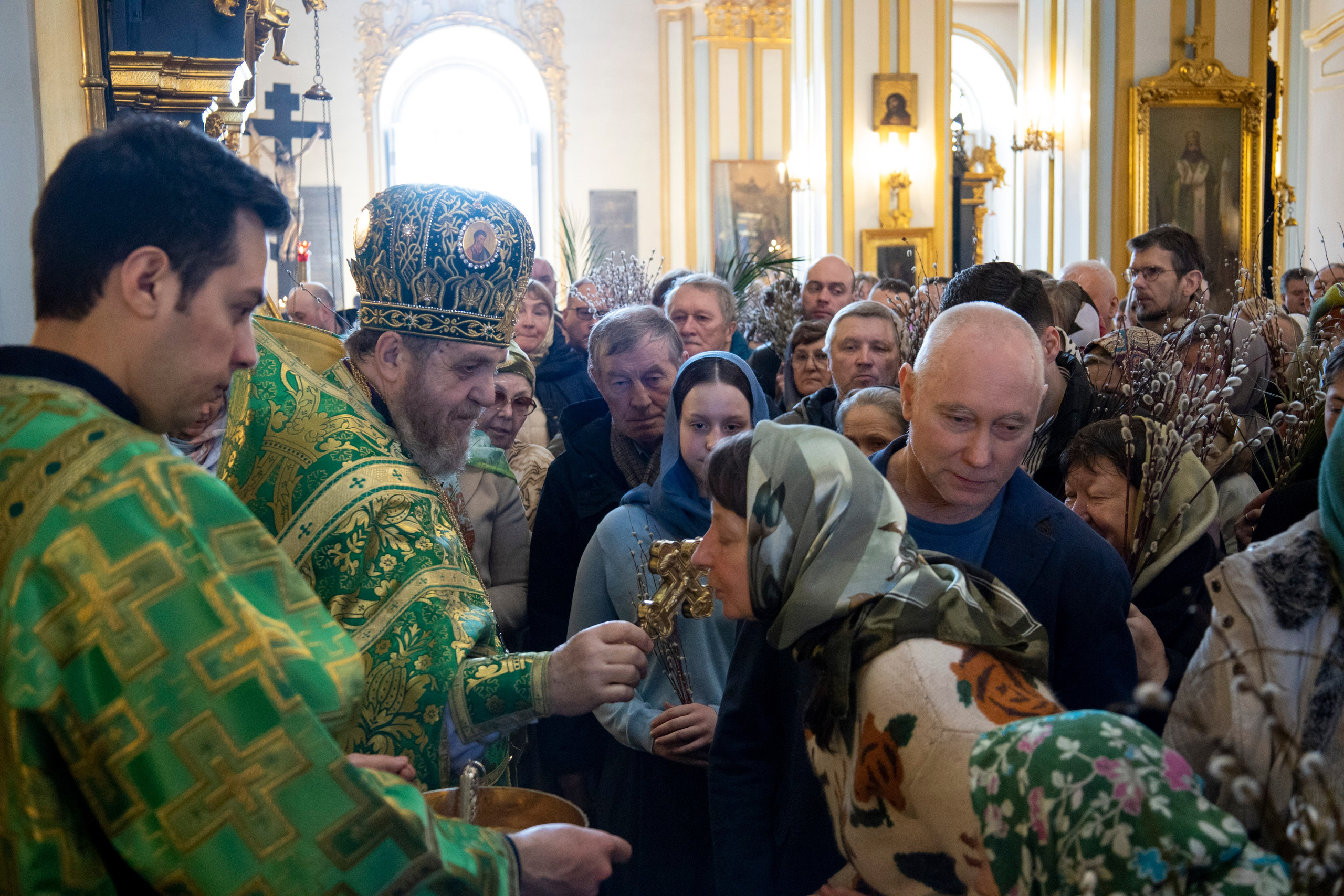 ВХОД ГОСПОДЕНЬ В ИЕРУСАЛИМ. НИКОЛО-БОГОЯВЛЕНСКИЙ МОРСКОЙ СОБОР