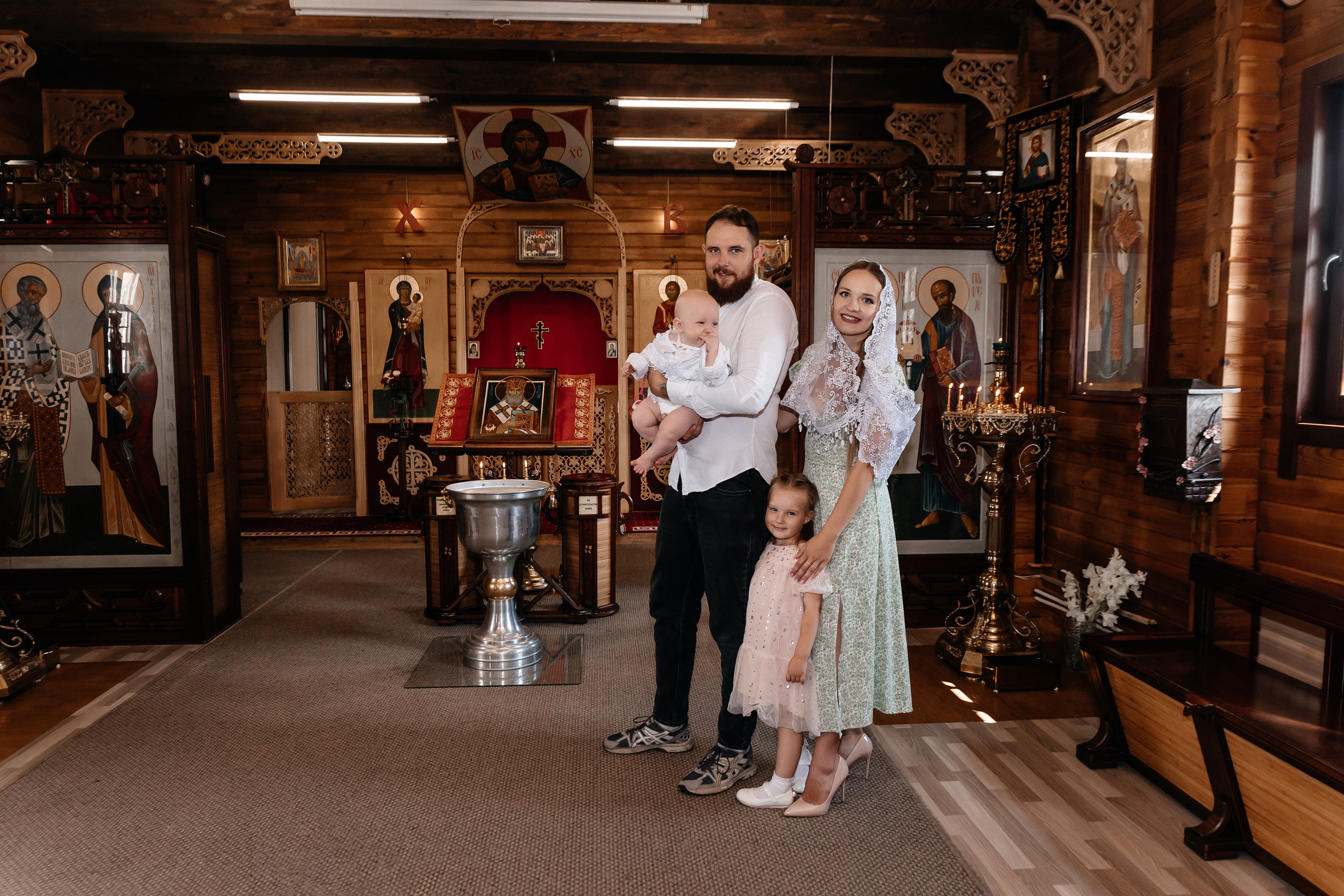 Крещение Эмилии. Семейный фотограф Минск Усова Ольга