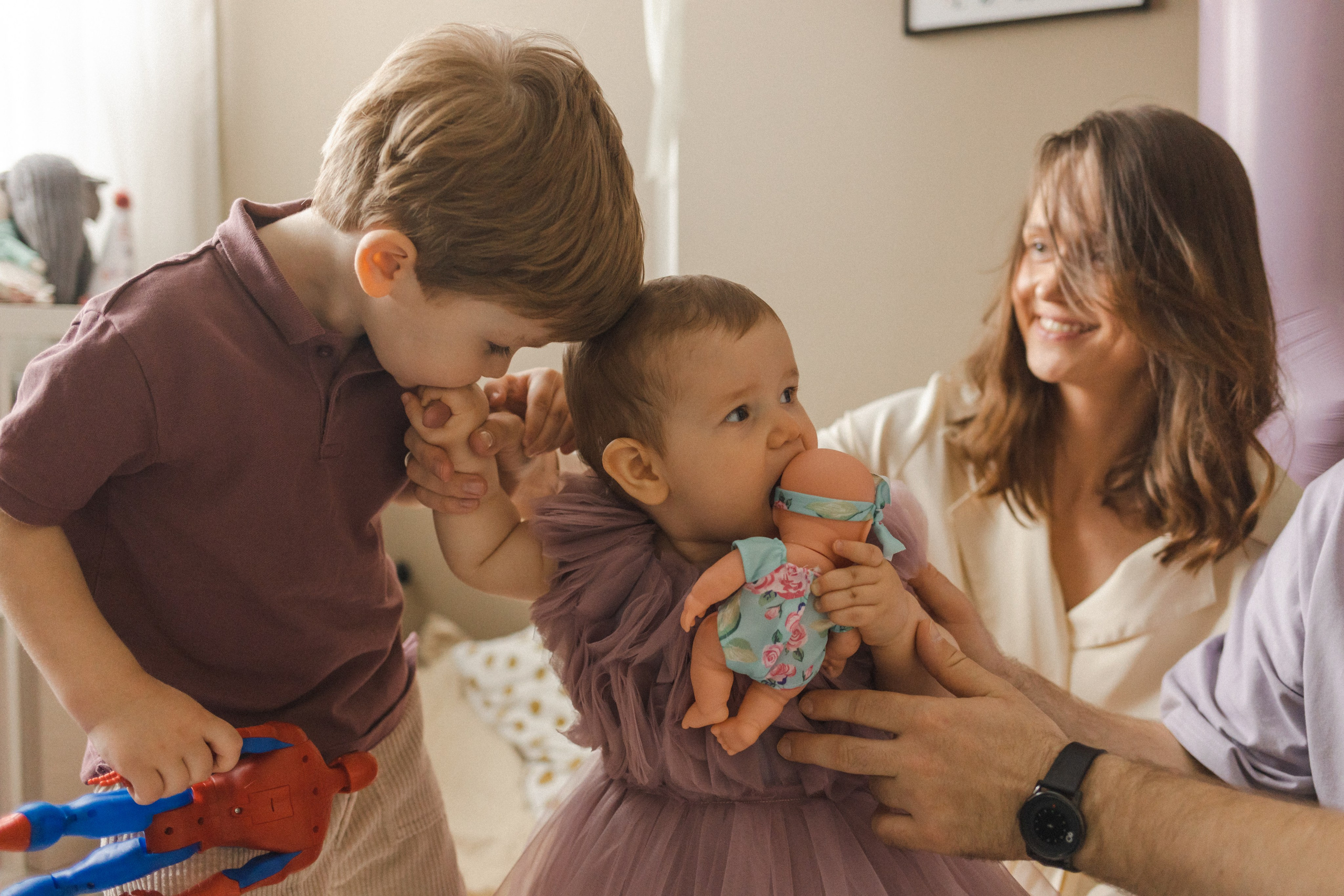 Аглае 1 годик. Семейный фотограф в Москве
