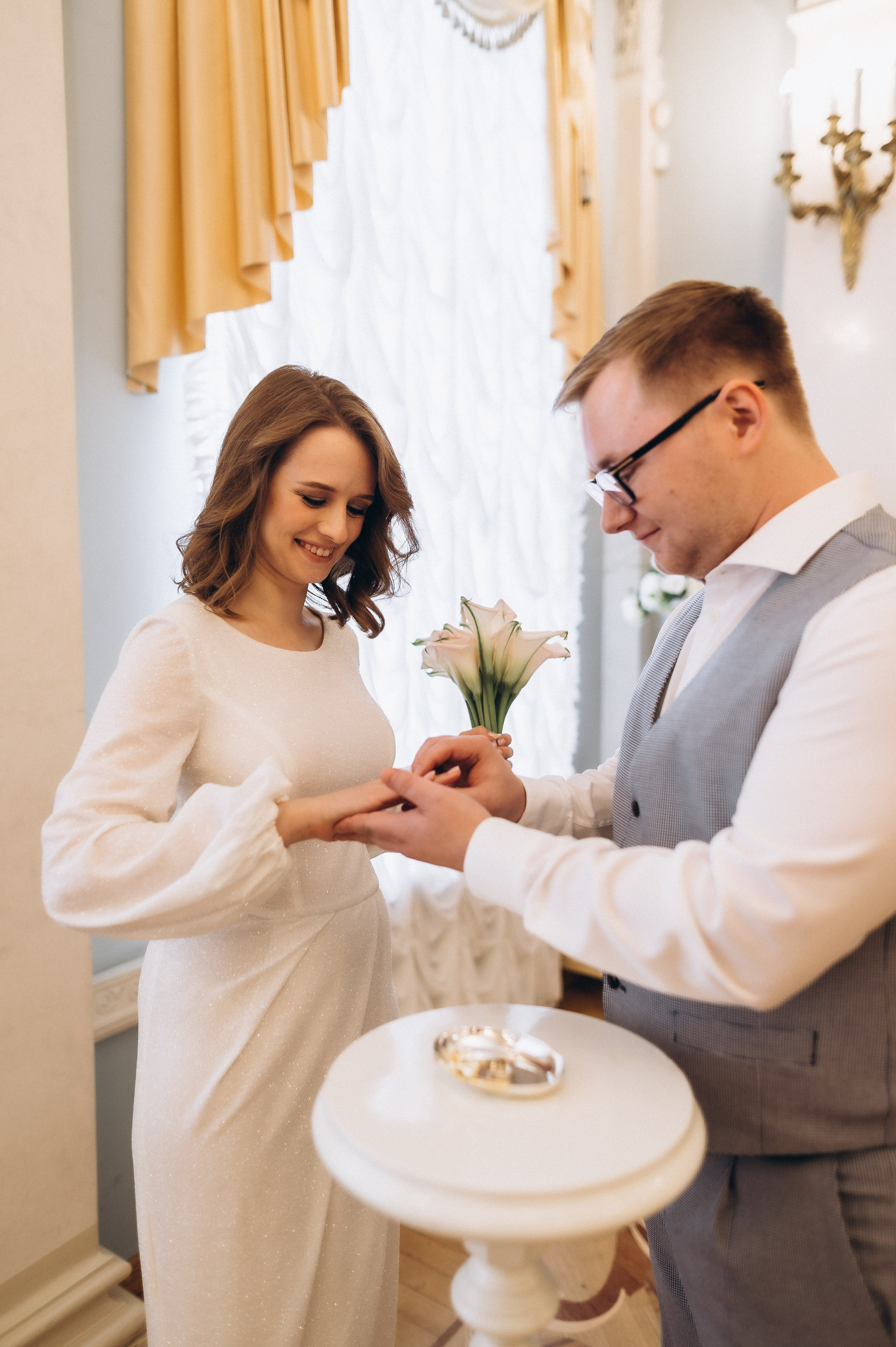 Загс+Оранжерея (камерная свадьба). Фотограф ПИТЕР СПБ Надежда Баранова