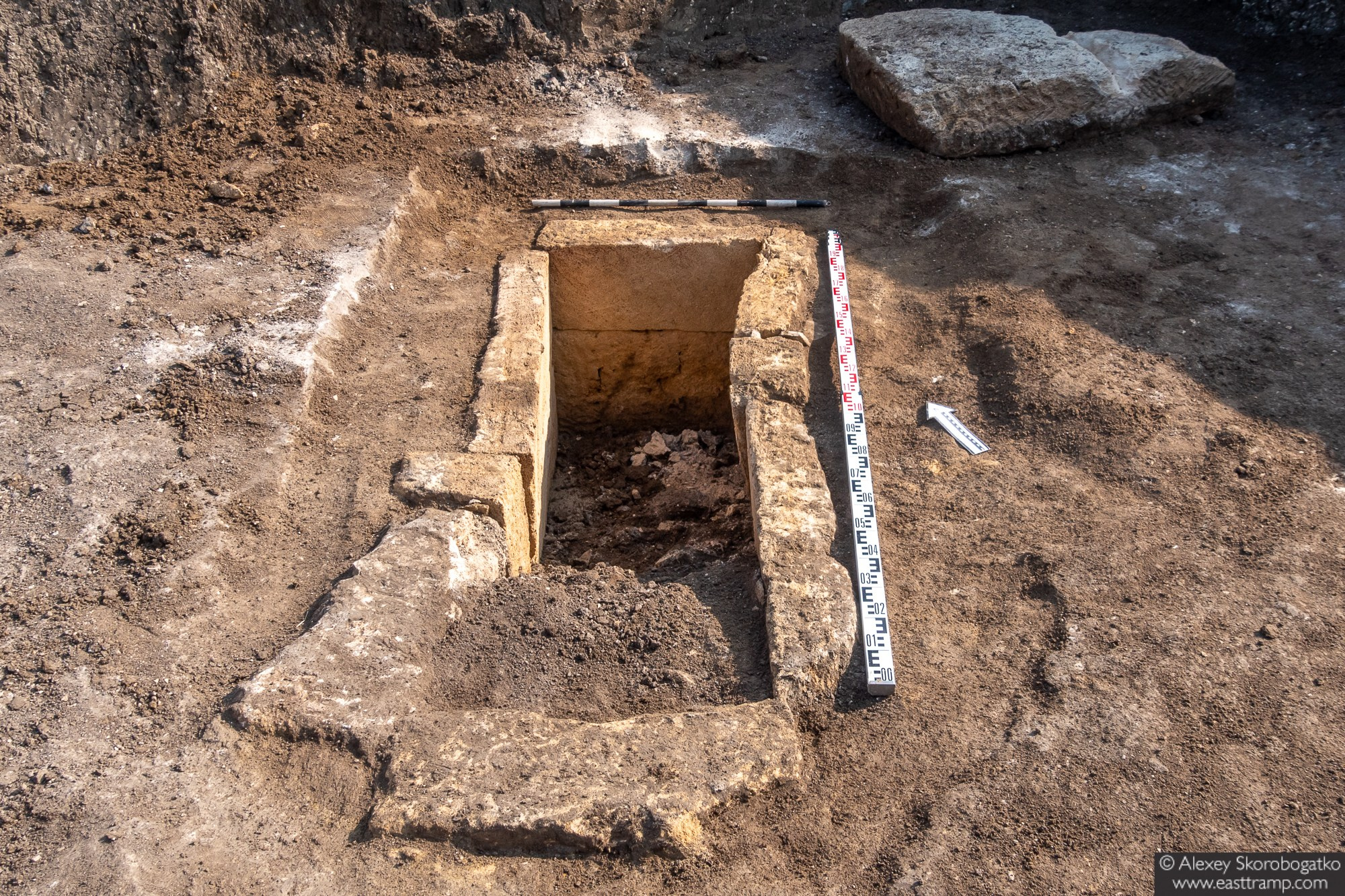 Археологические раскопки некрополя Кыз-Аул в Крыму. Фотограф Алексей Скоробогатько