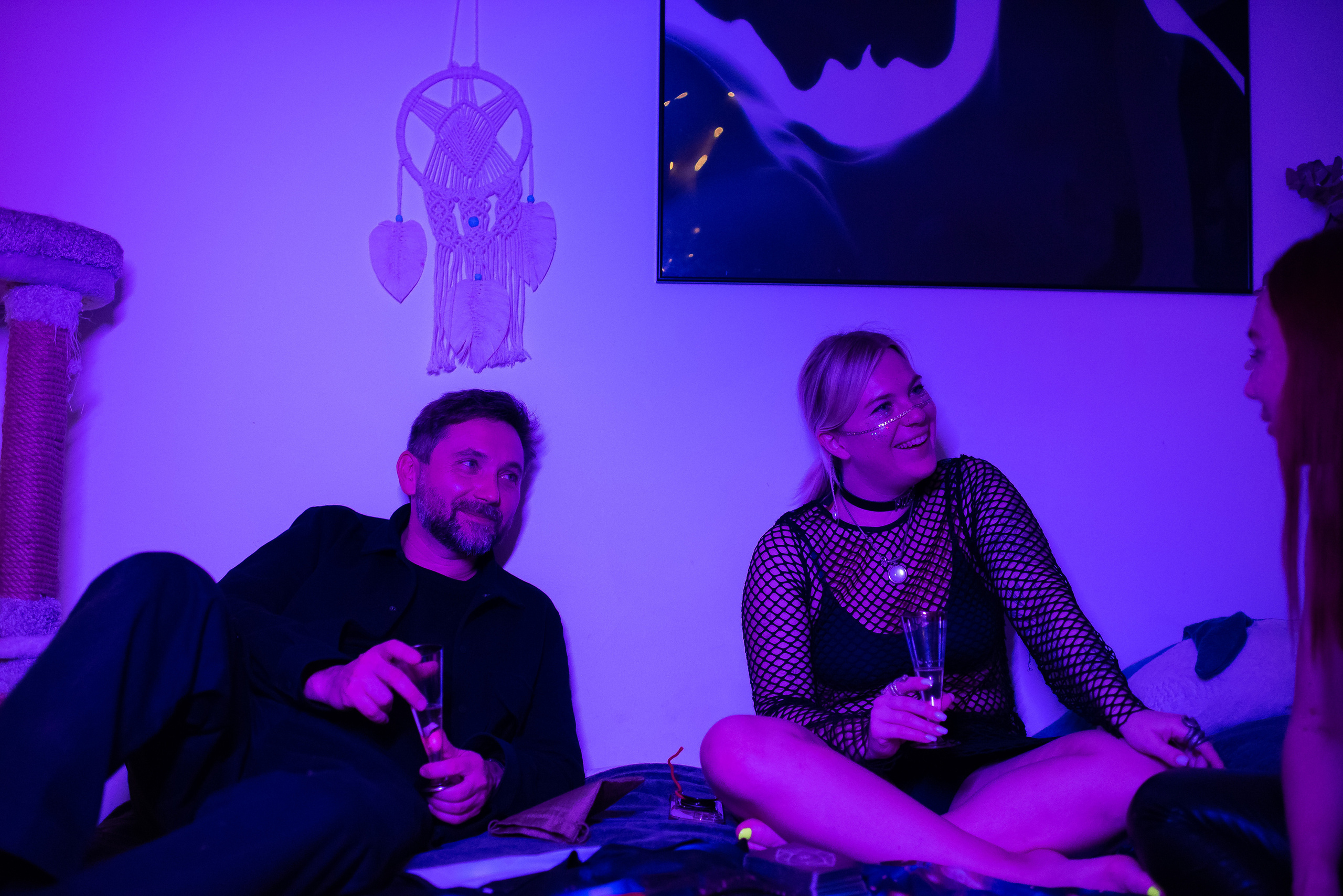 Blackparty дома у Юлии. Репортажный фотограф в Москве Alena Sfotkaet