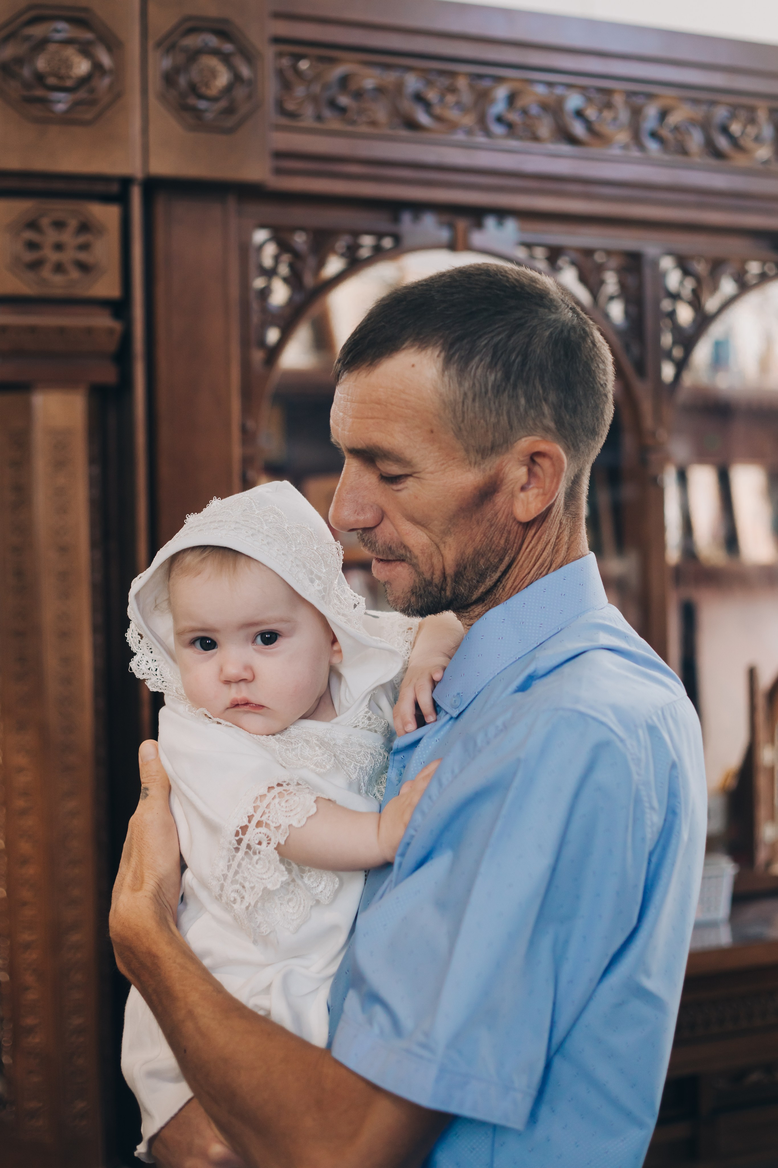 Съемка таинства крещения в Новопокровской. Свадебный и семейный фотограф в Краснодарском крае Мария Данилкина