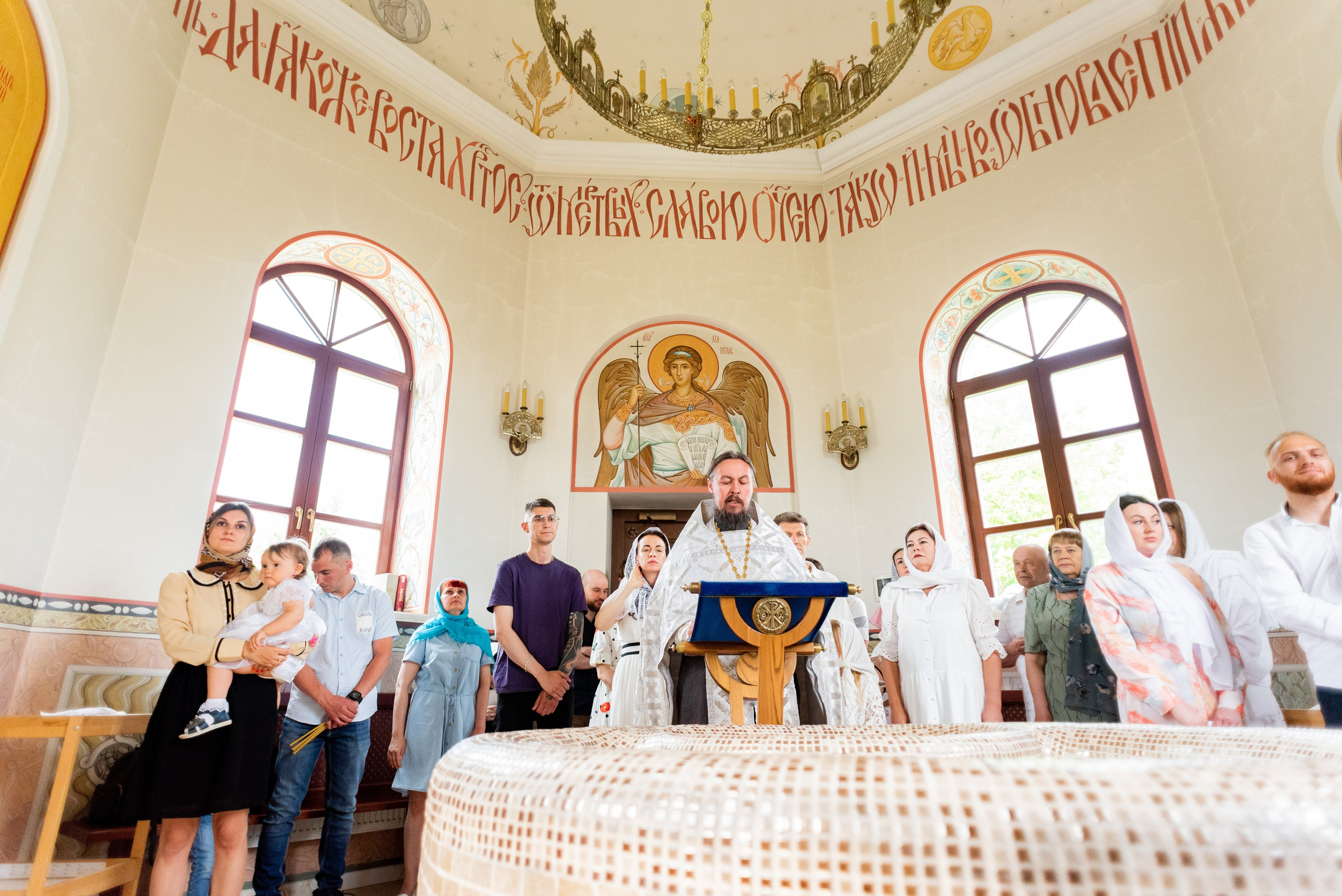 Крещение Ники. Фотограф Юлия Попова