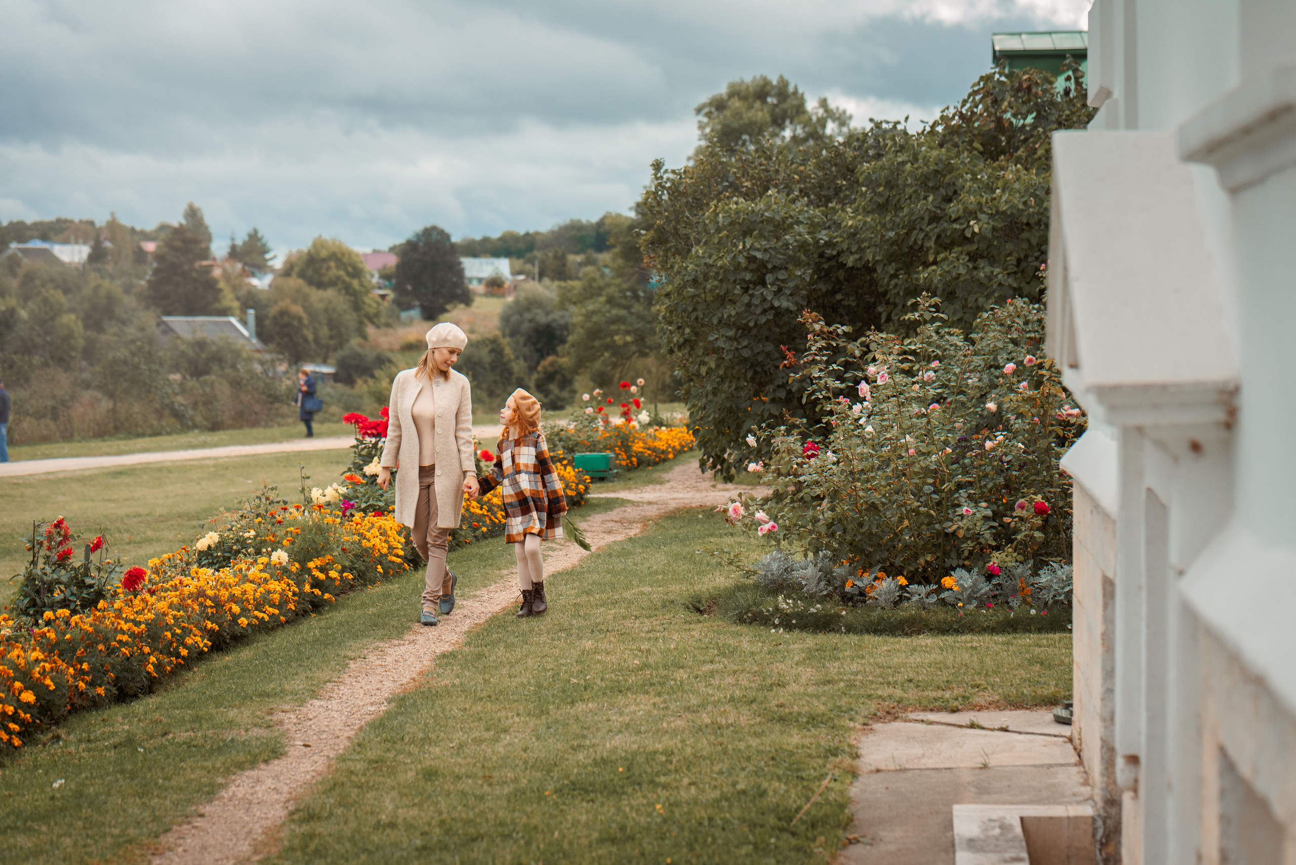 Девочка-осень. Прогулка по Ясной Поляне. Семейный и детский фотограф в Туле