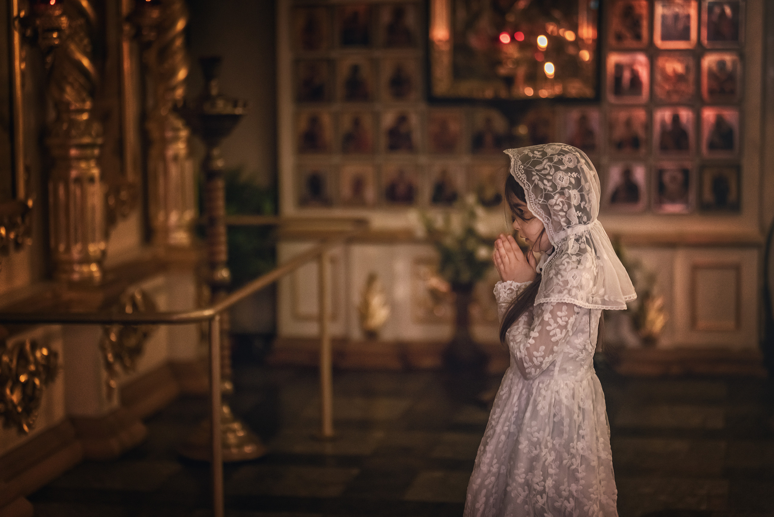 Крещение Валерии //// Церковь Благовещения Пресвятой Богородицы. Семейный и детский фотограф в Туле