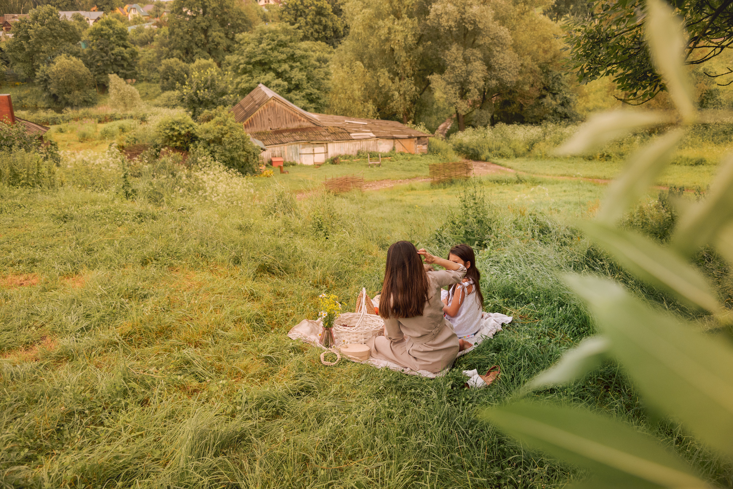 Пикник летом. Семейный и детский фотограф в Туле