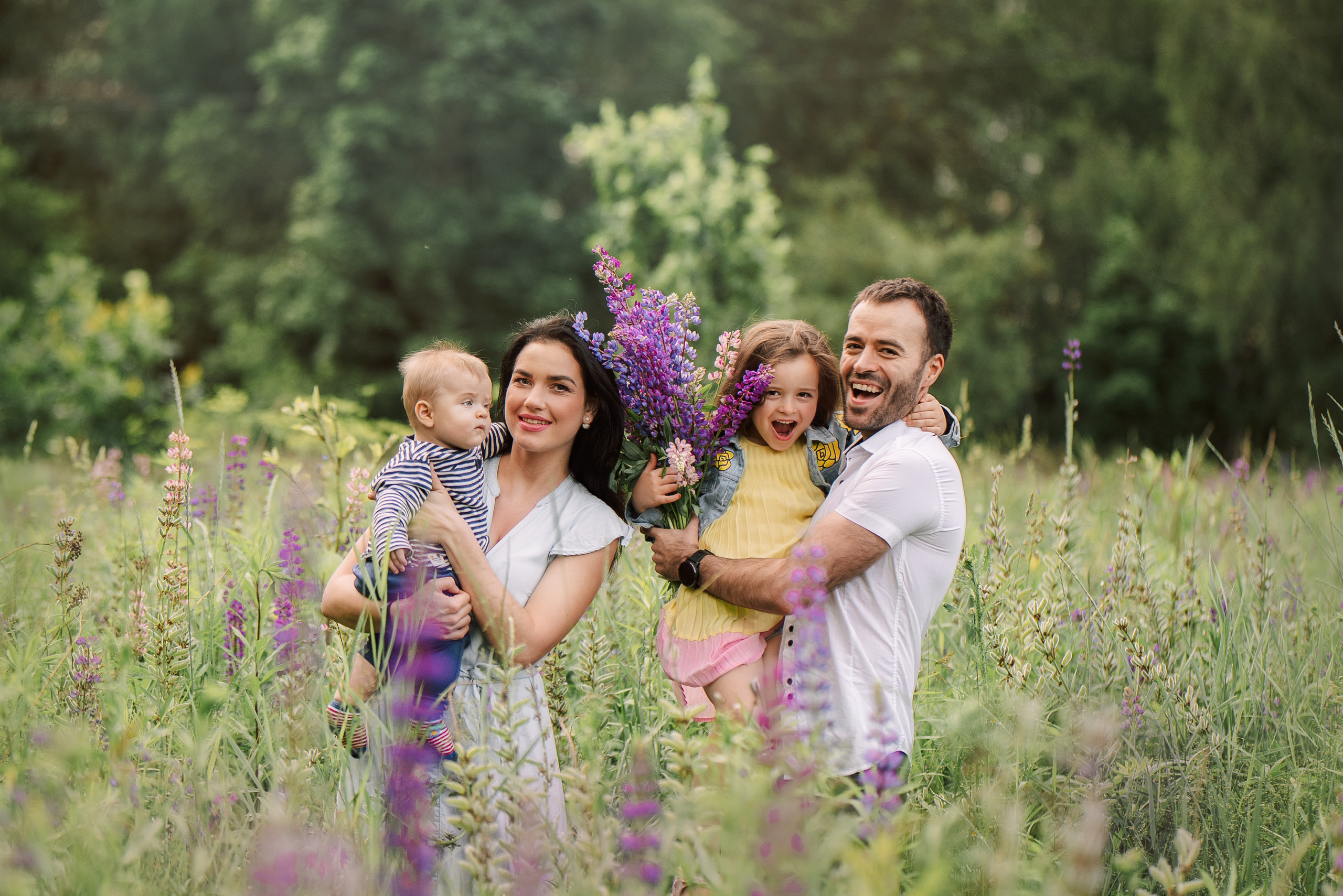 Люпиновая поляна. Семейный и детский фотограф в Туле
