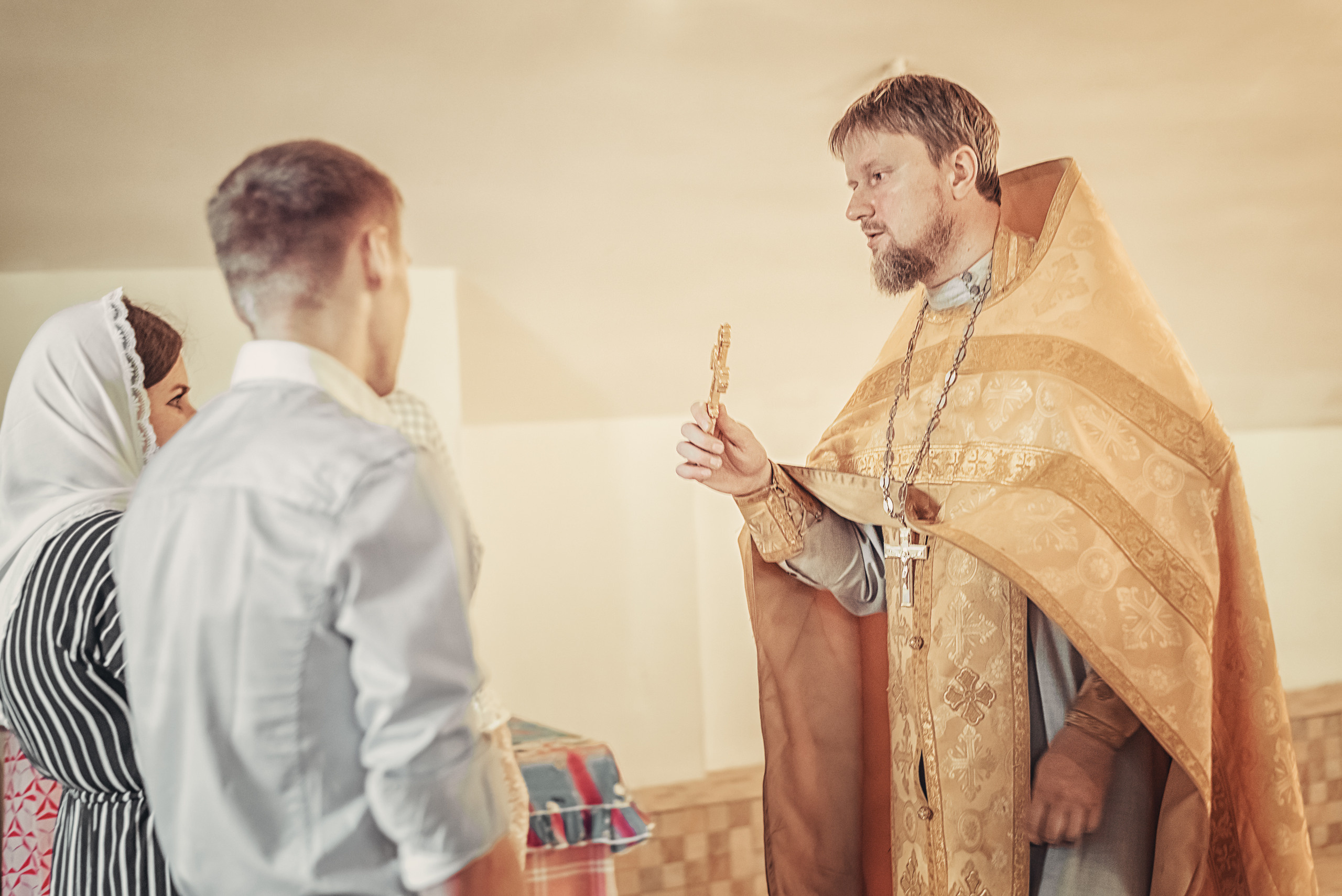 Крещение Валерии //// Церковь Благовещения Пресвятой Богородицы. Семейный и детский фотограф в Туле