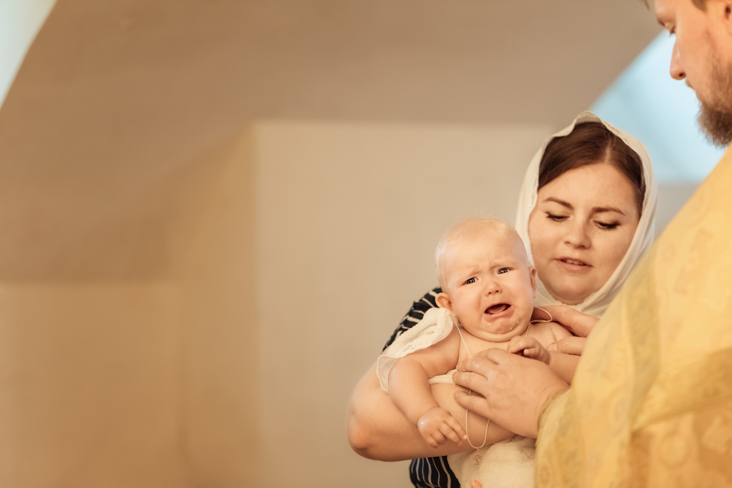 Крещение Валерии //// Церковь Благовещения Пресвятой Богородицы. Семейный и детский фотограф в Туле