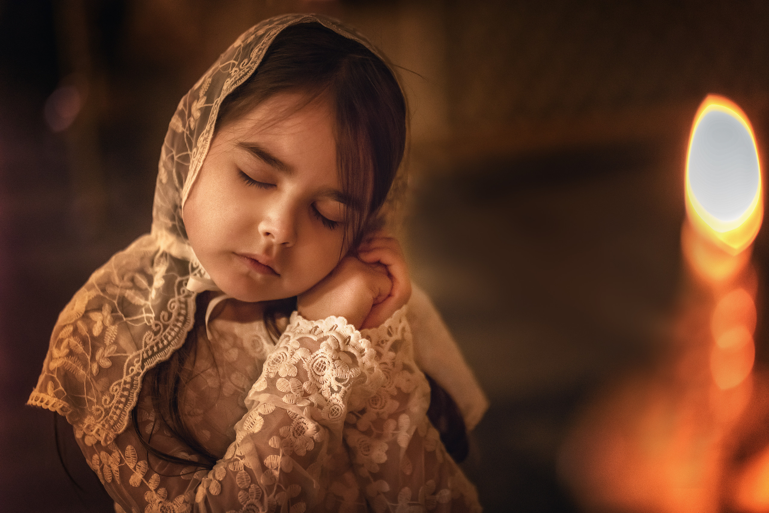 Крещение Валерии //// Церковь Благовещения Пресвятой Богородицы. Семейный и детский фотограф в Туле