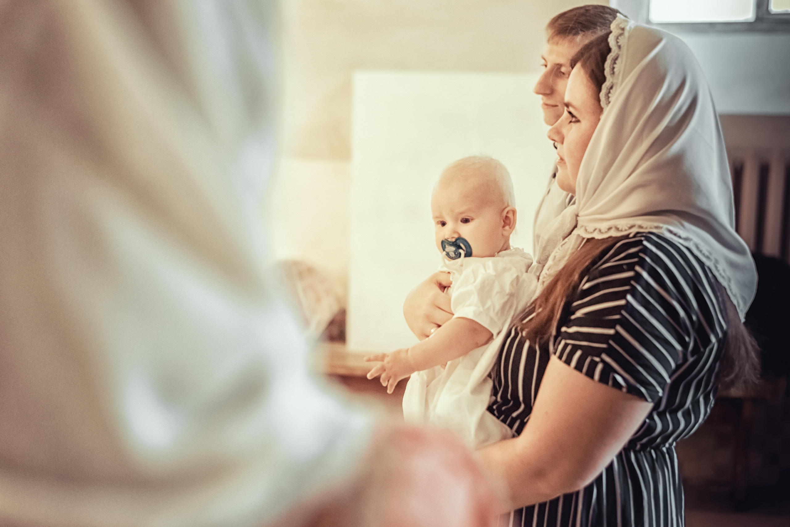Крещение Валерии //// Церковь Благовещения Пресвятой Богородицы. Семейный и детский фотограф в Туле