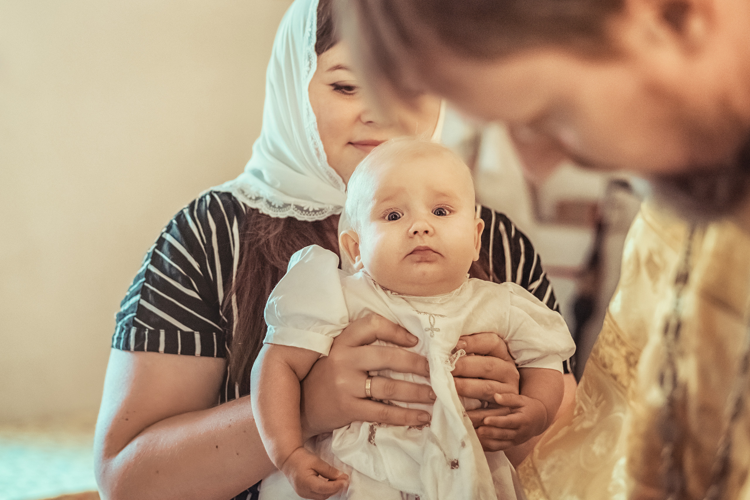 Крещение Валерии //// Церковь Благовещения Пресвятой Богородицы. Семейный и детский фотограф в Туле