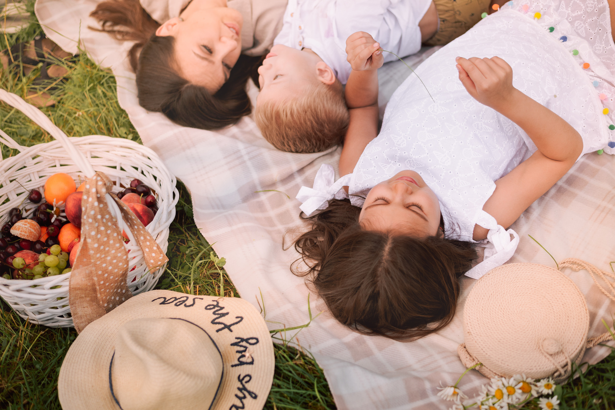 Пикник летом. Семейный и детский фотограф в Туле