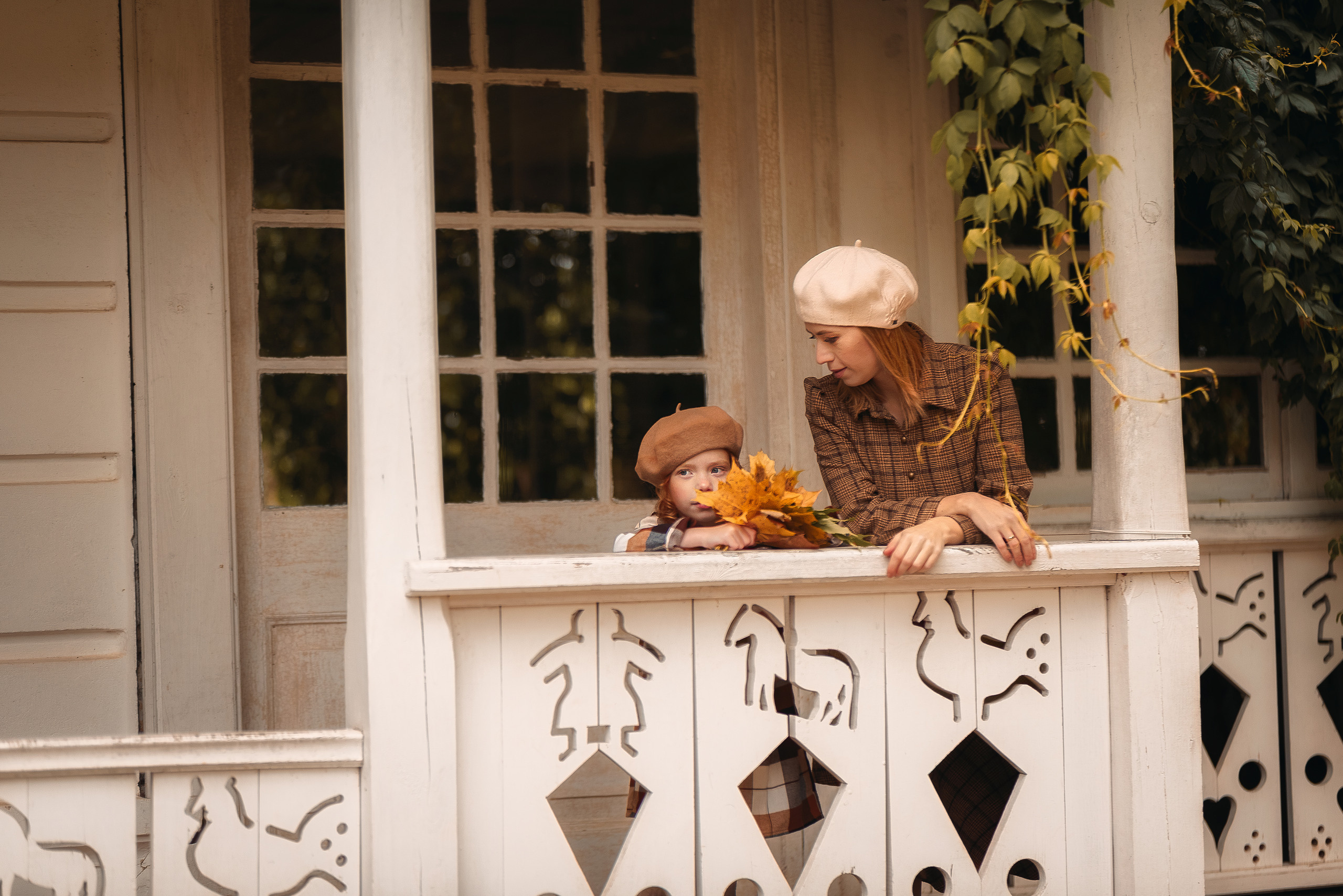 Девочка-осень. Прогулка по Ясной Поляне. Семейный и детский фотограф в Туле