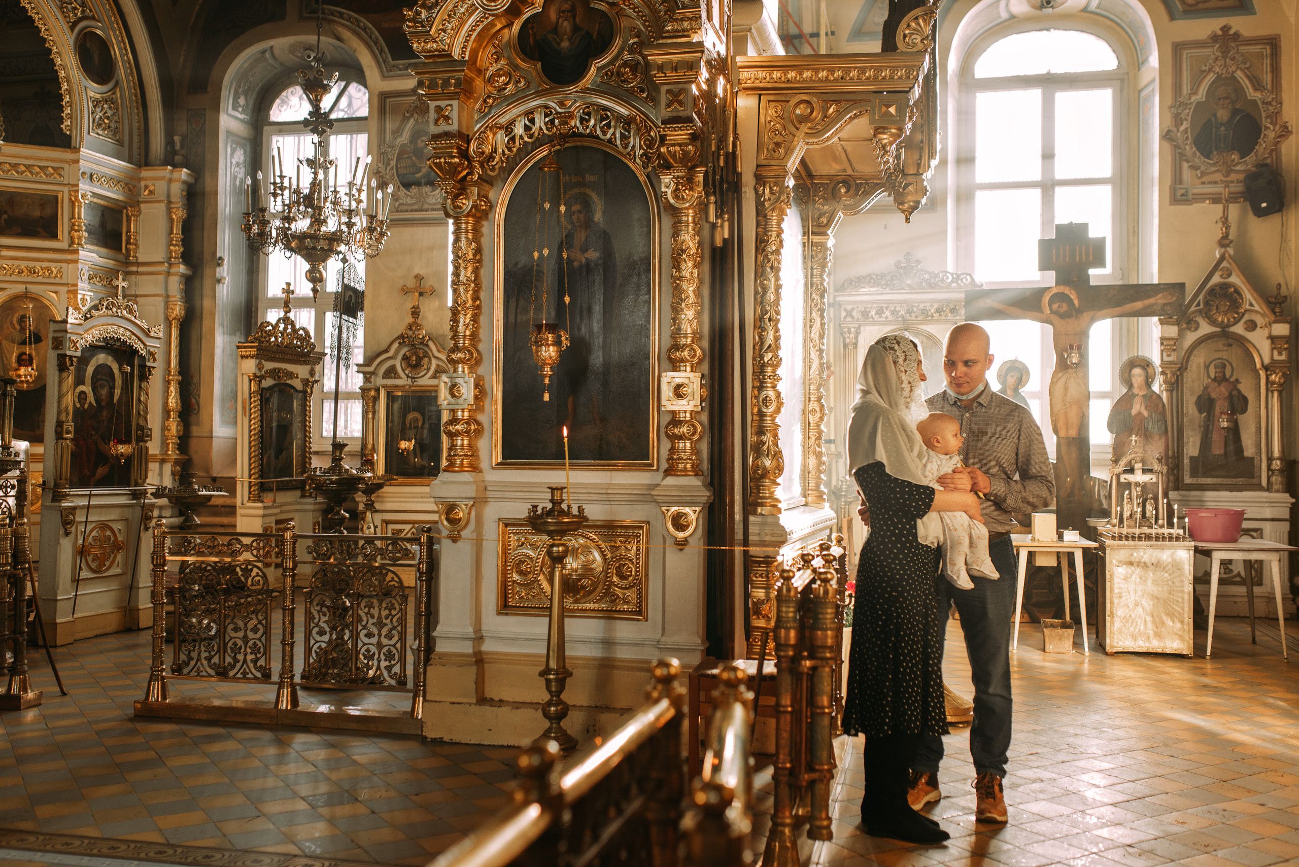 Крещение Константина //// Храм Двенадцати Святых Апостолов. Семейный и детский фотограф в Туле