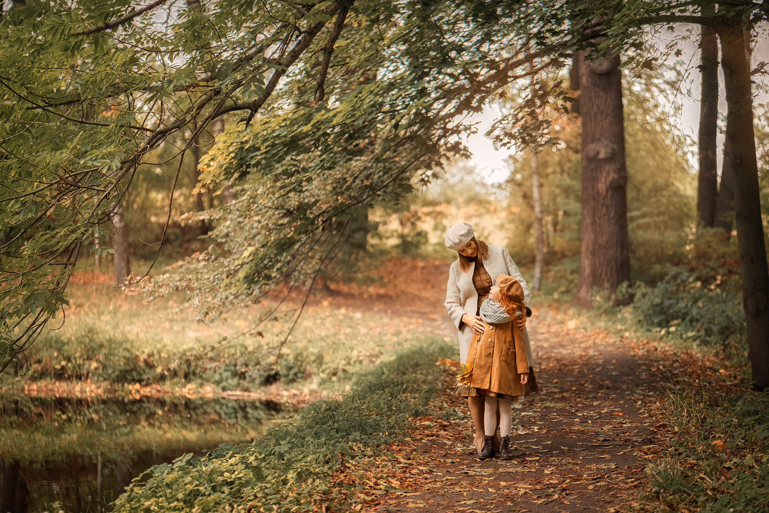Девочка-осень. Прогулка по Ясной Поляне. Семейный и детский фотограф в Туле