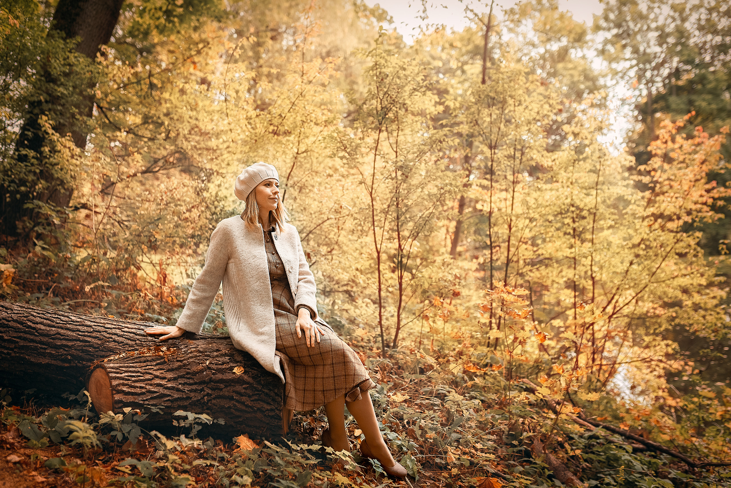 Девочка-осень. Прогулка по Ясной Поляне. Семейный и детский фотограф в Туле