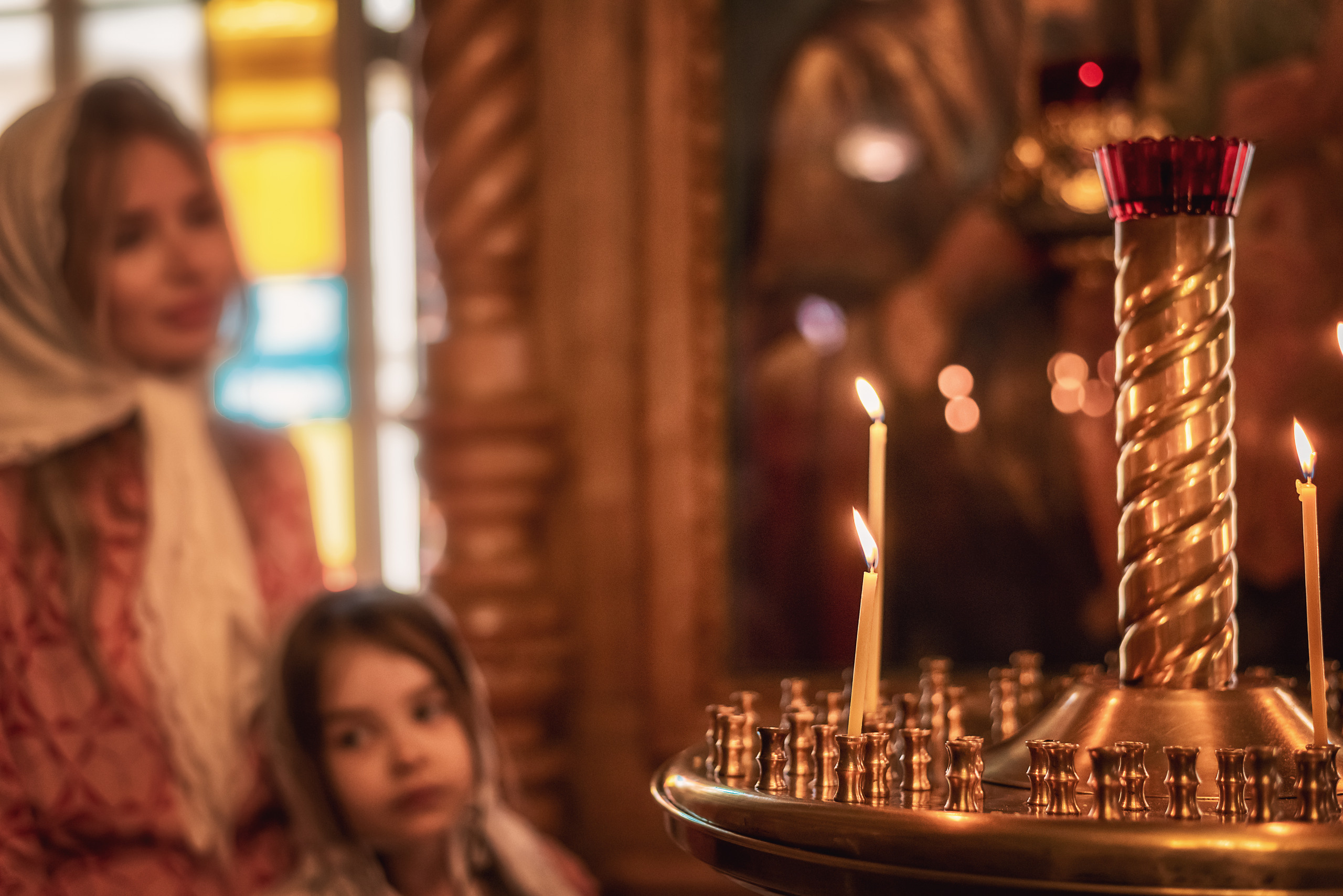 Крещение Валерии //// Церковь Благовещения Пресвятой Богородицы. Семейный и детский фотограф в Туле