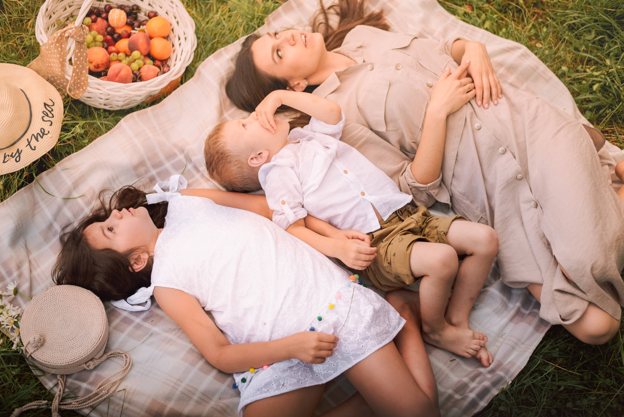 Пикник летом. Семейный и детский фотограф в Туле