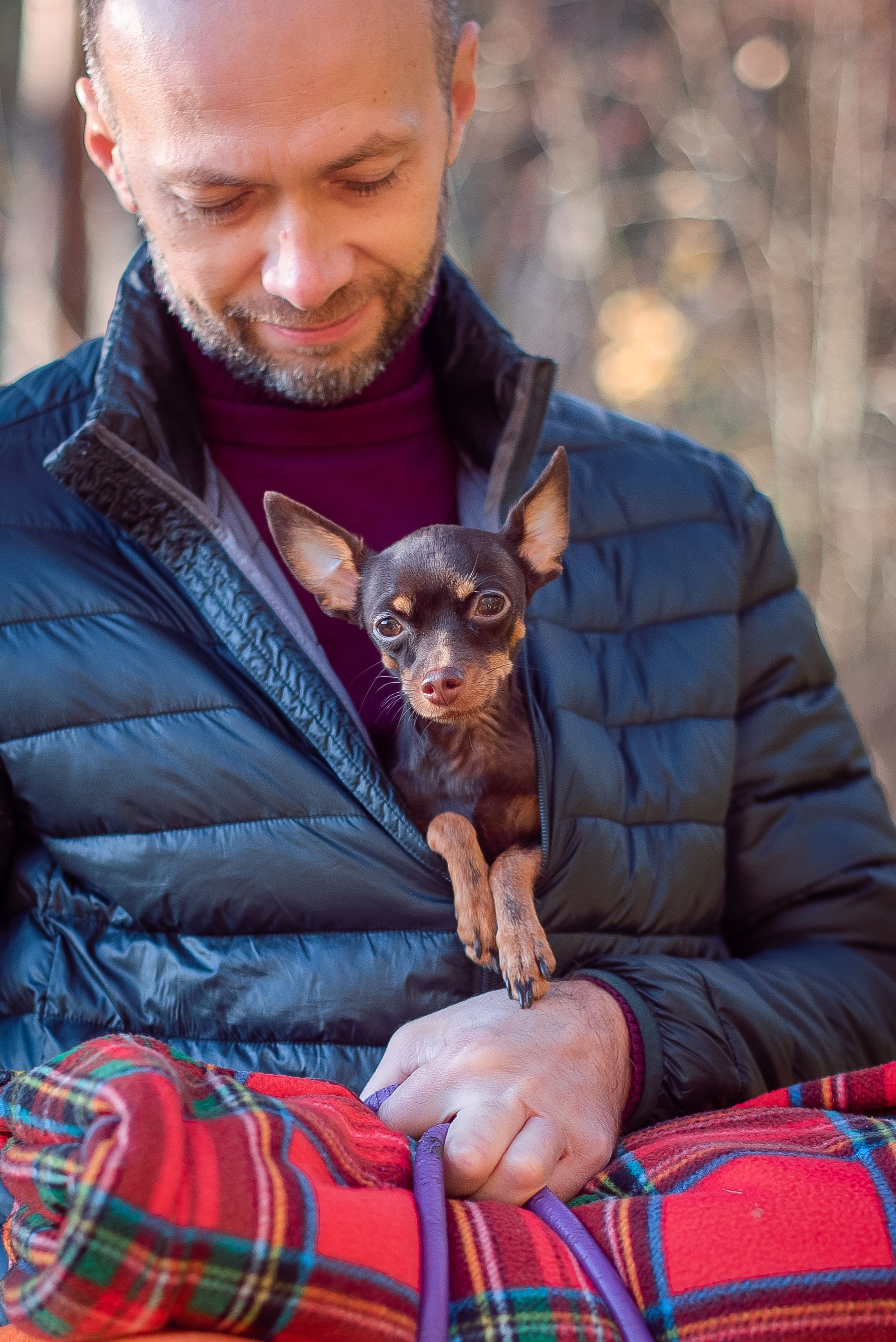 Осенняя прогулка семьи Андрея и Марины. Свадебный и семейный фотограф в Москве Юлия Винник