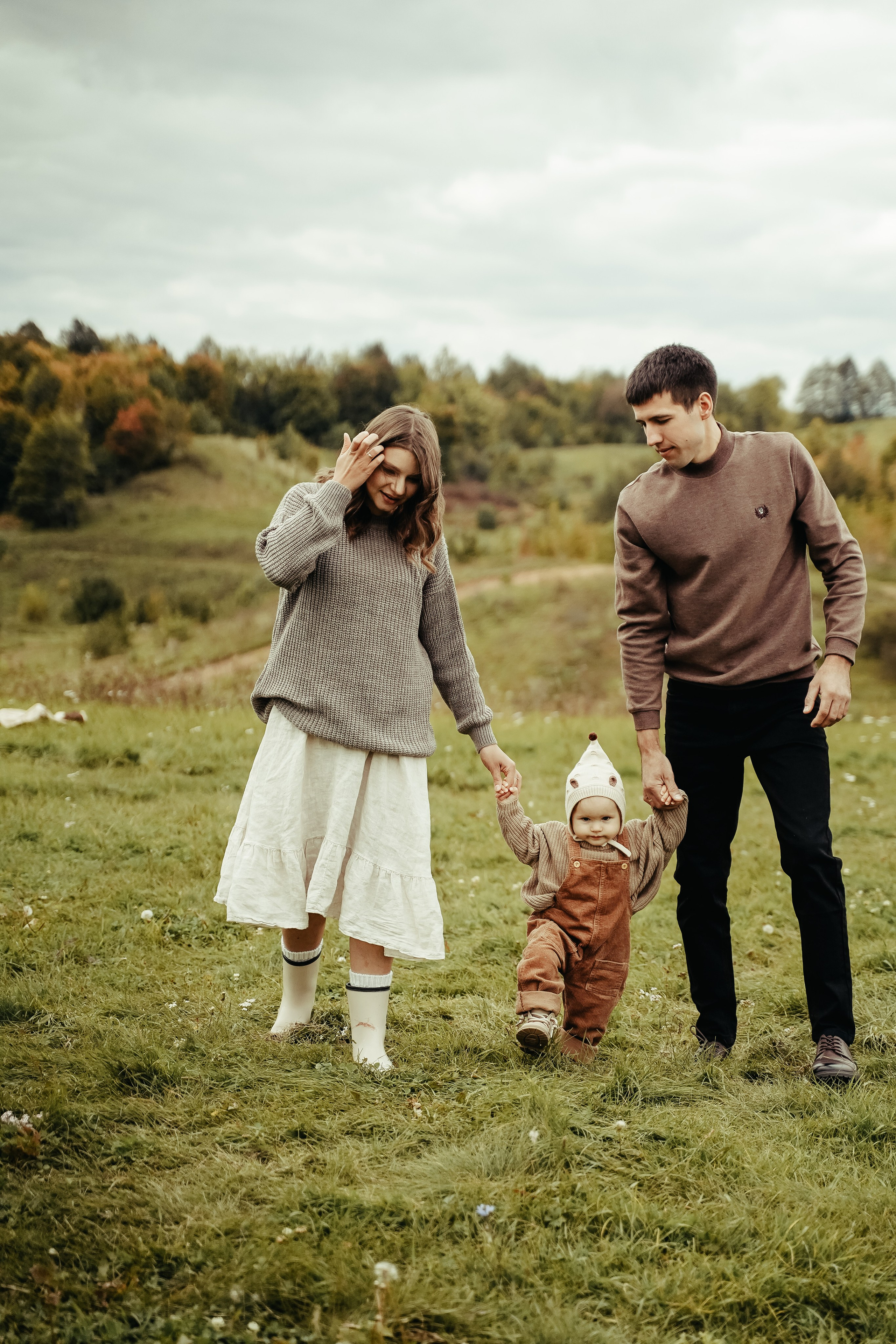 Семейная фотосъемка в поле. Бирск