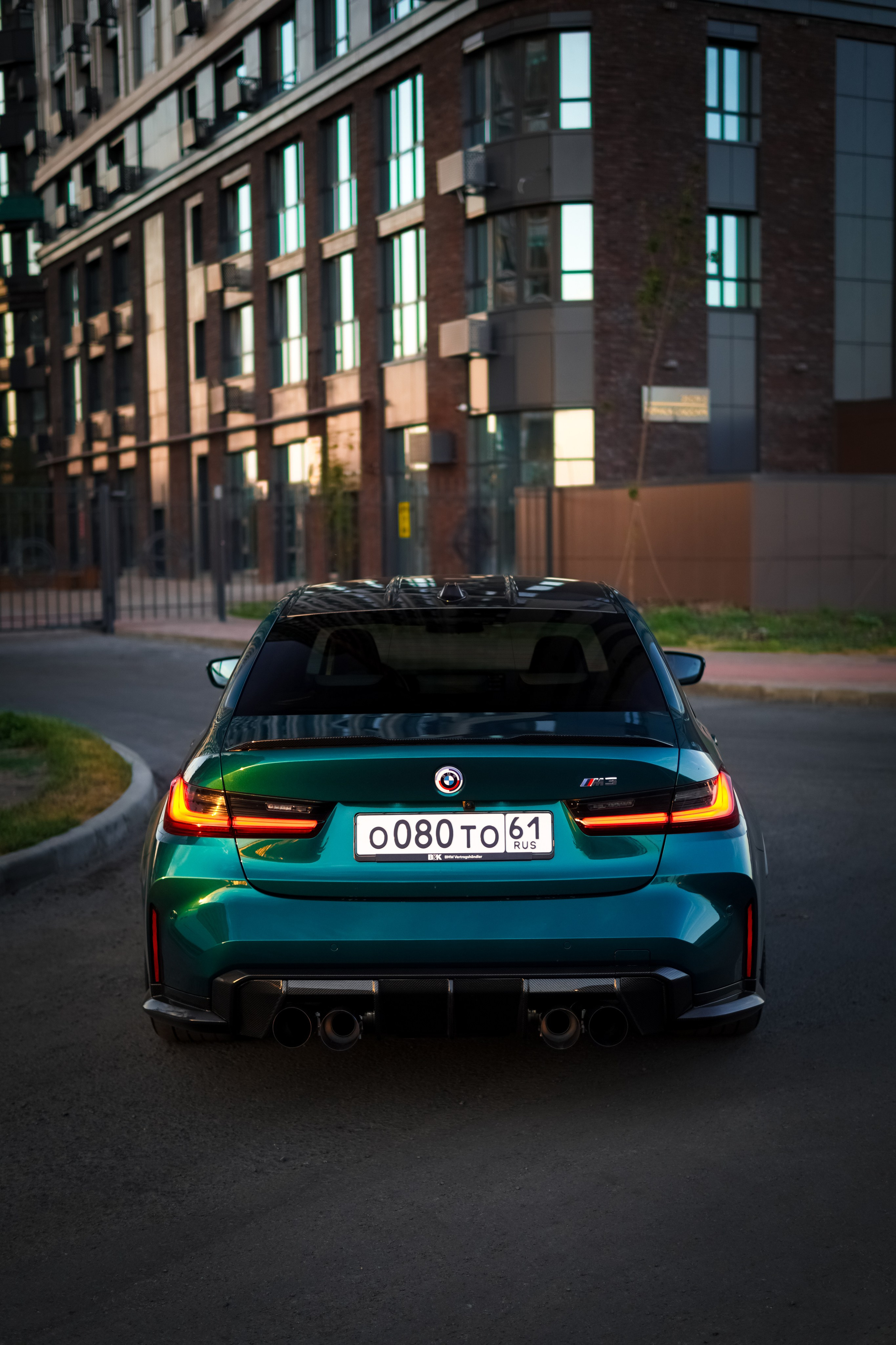 BMW M3 G80 green. AutoAlexArt