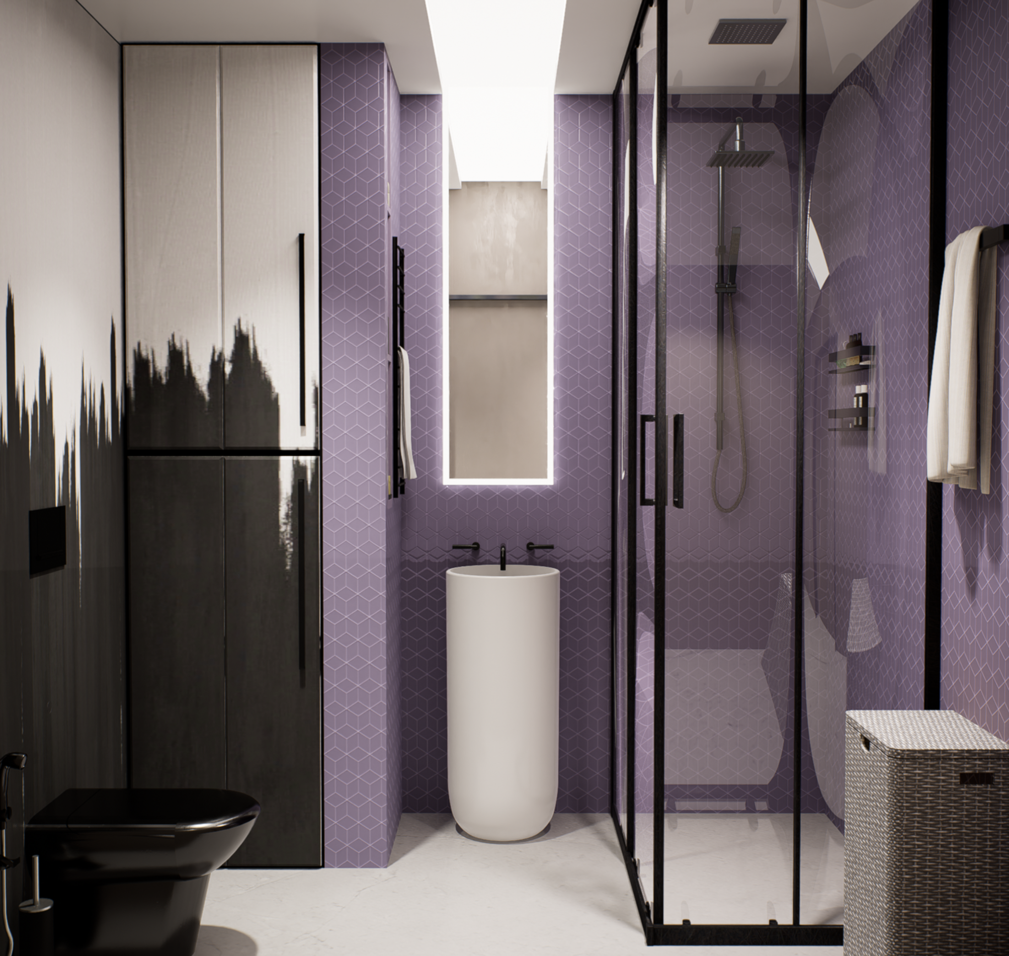 Санузел в стиле китч. Александра Койтова — Архитектор малоэтажных зданий в Новосибирске