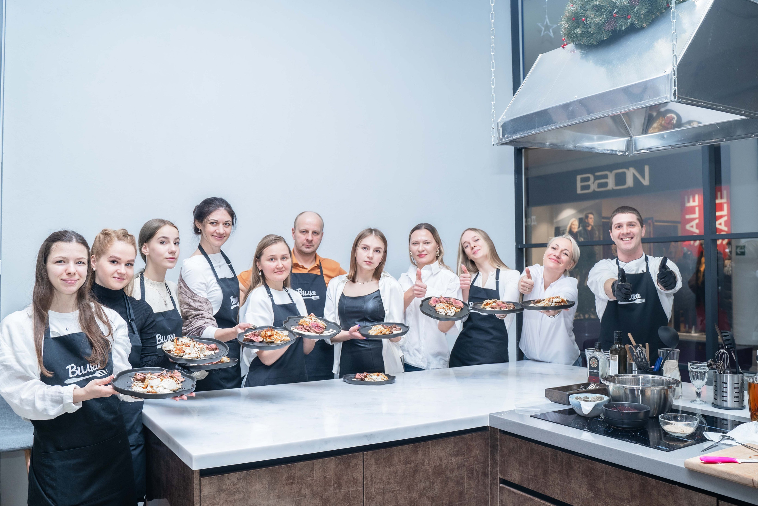 Репортажная съемка: Кулинарная мастерская «Вилка». Семейный фотограф в Москве Вики О»