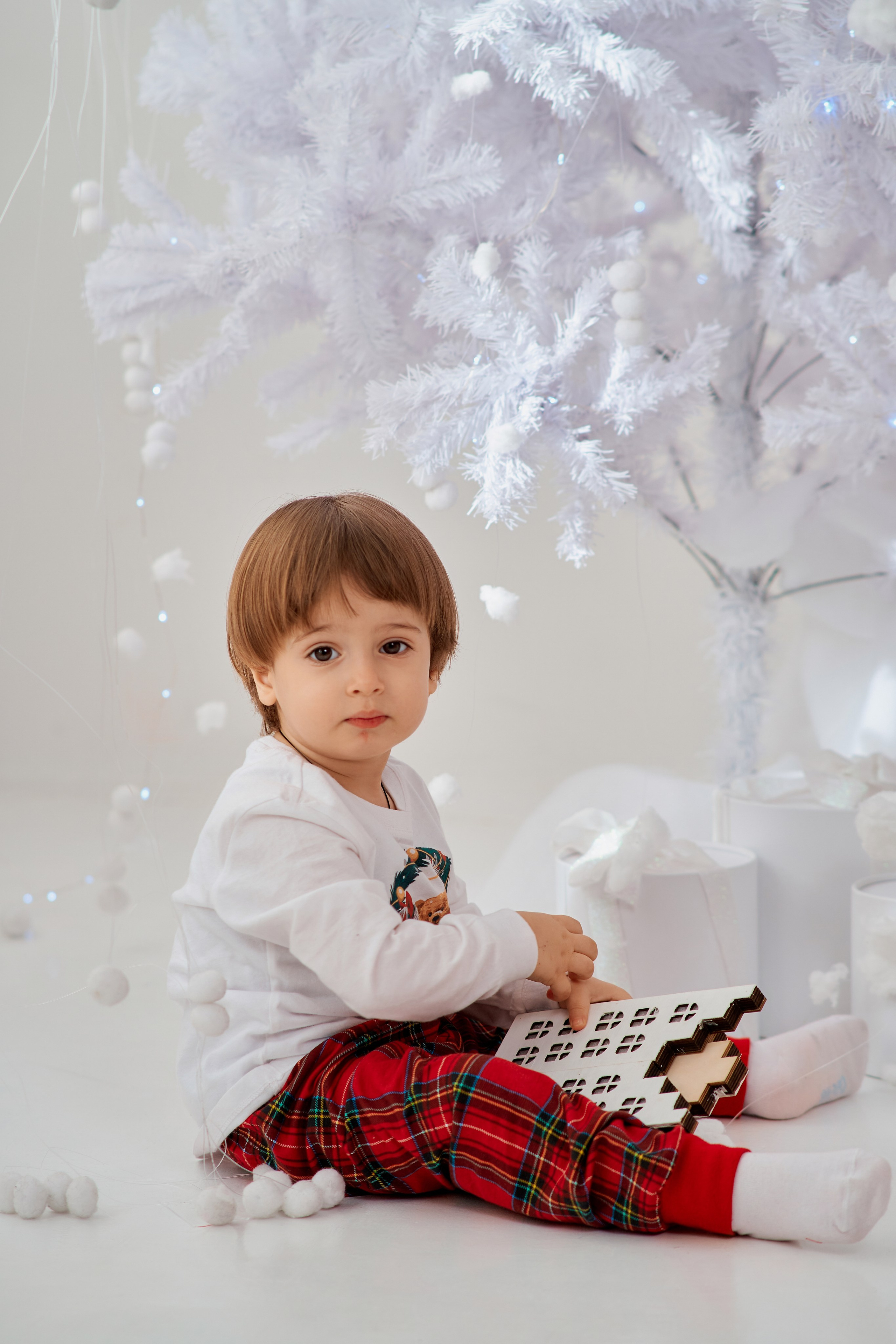 Новогодняя семейная фотосессия в студии Сова. Фотограф Таганрог Анна Трайжон