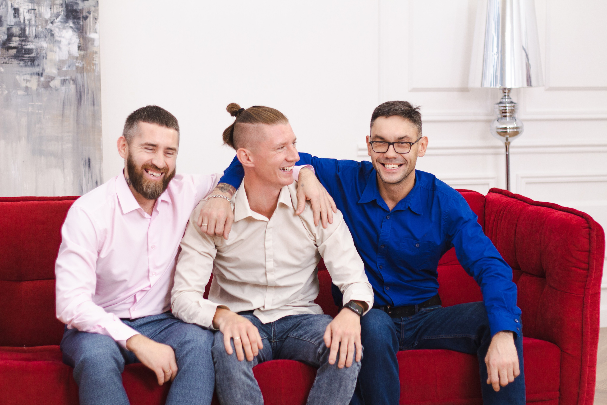 Тепло большой семьи — семейная фотосессия в студии, Екатеринбург. Фотограф в Екатеринбурге Пойгина Елена