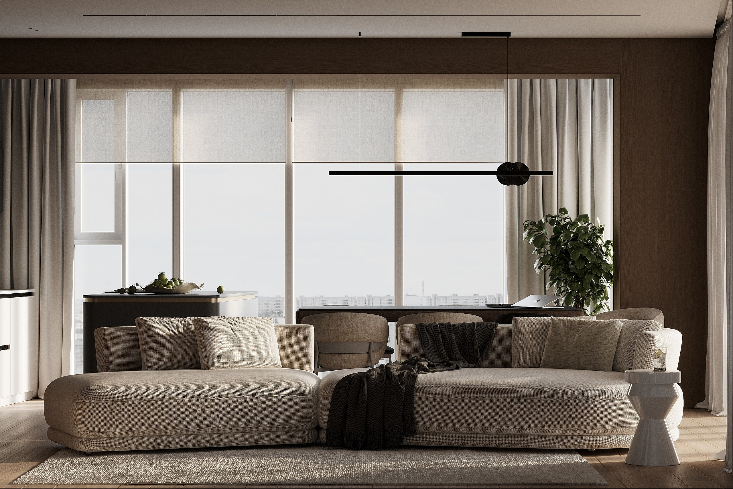 ЖК Sky House. Студия дизайна интерьера mono moon в Москве