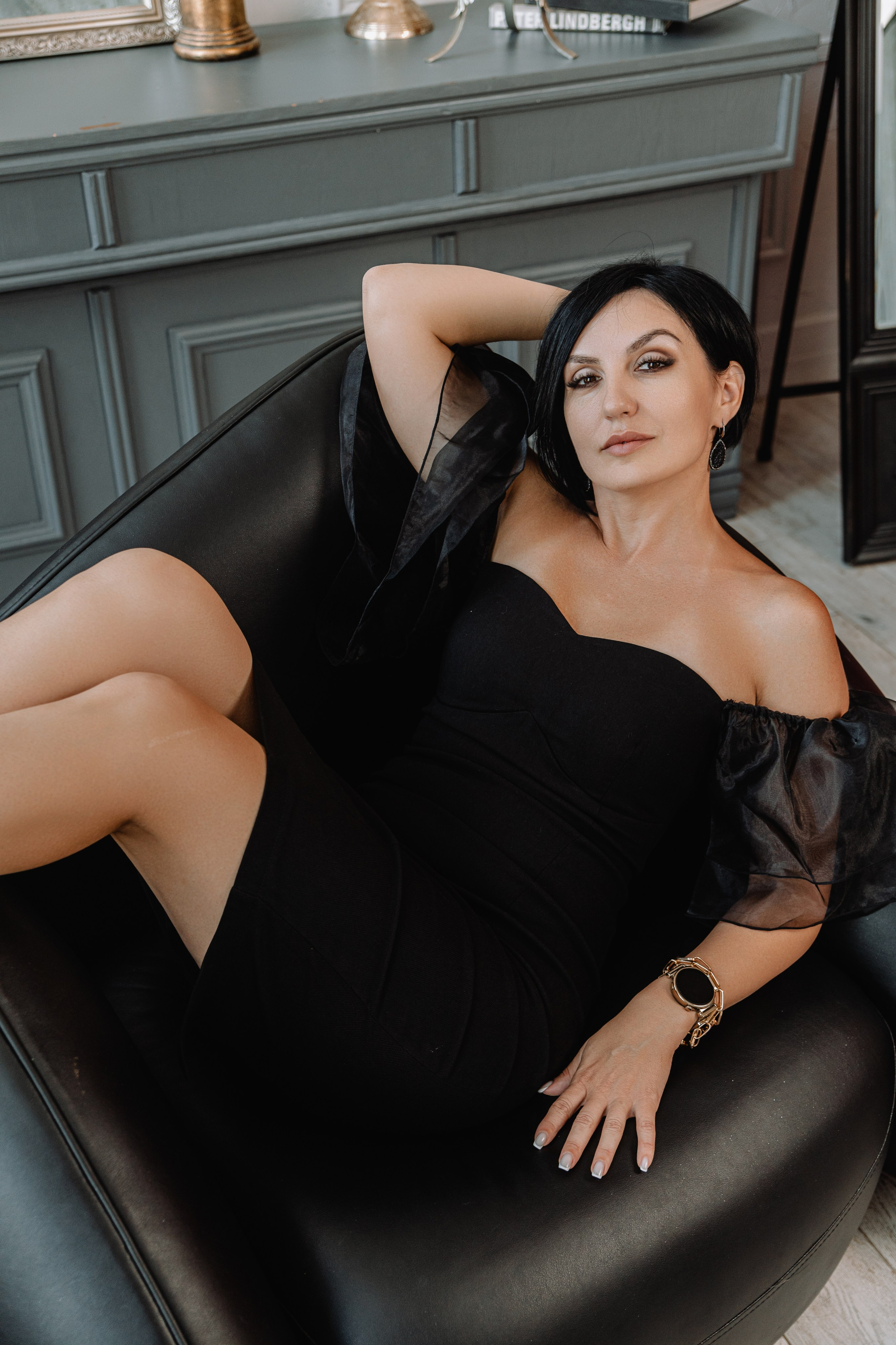 Евгения, Михаил и Дарина и собачка Чарли. Фотограф Воронеж Варвара