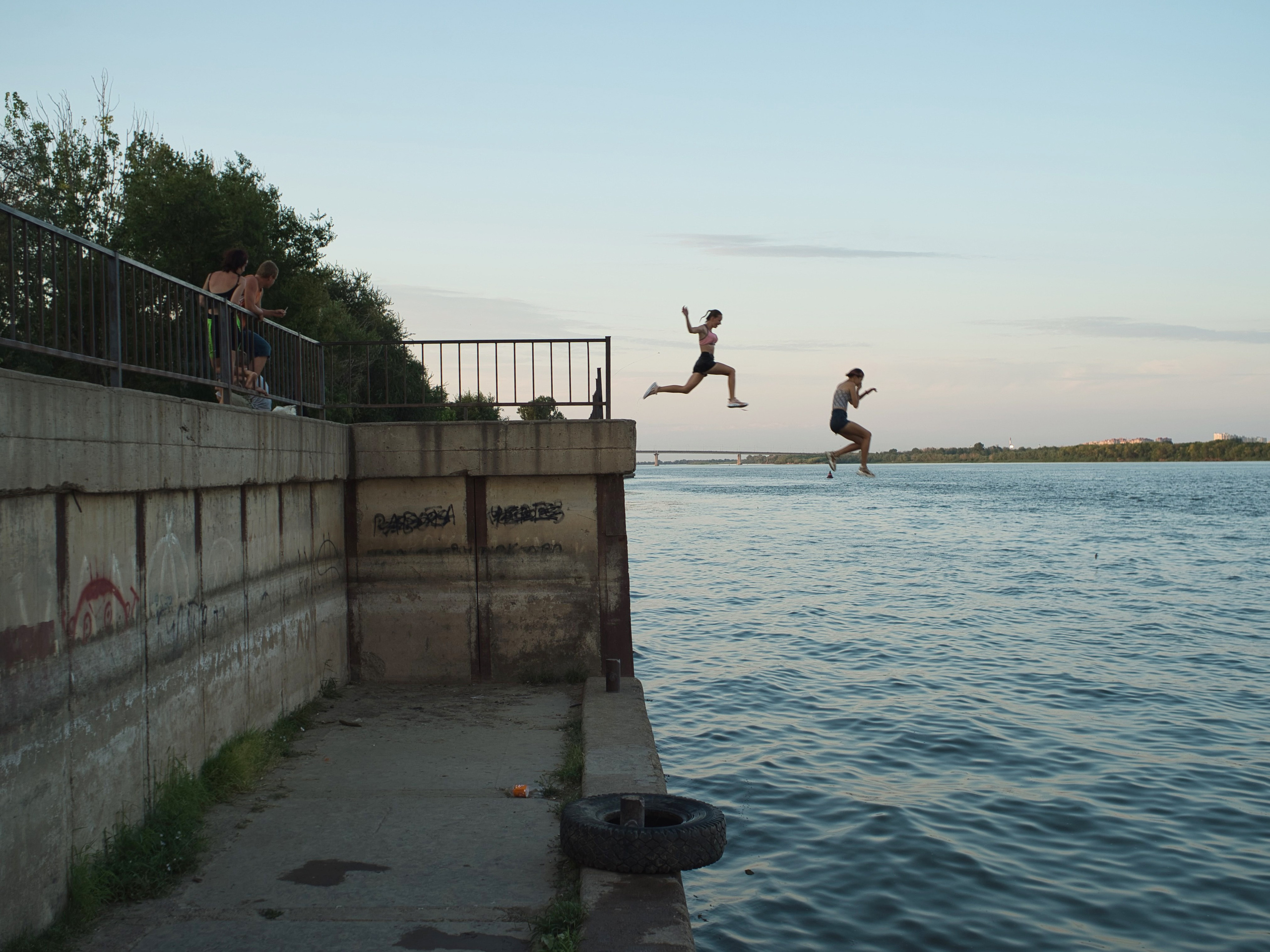 The old market of the tsarist times in the Trusovsky district. Now the building is almost unused and all trade takes place on the street nearby