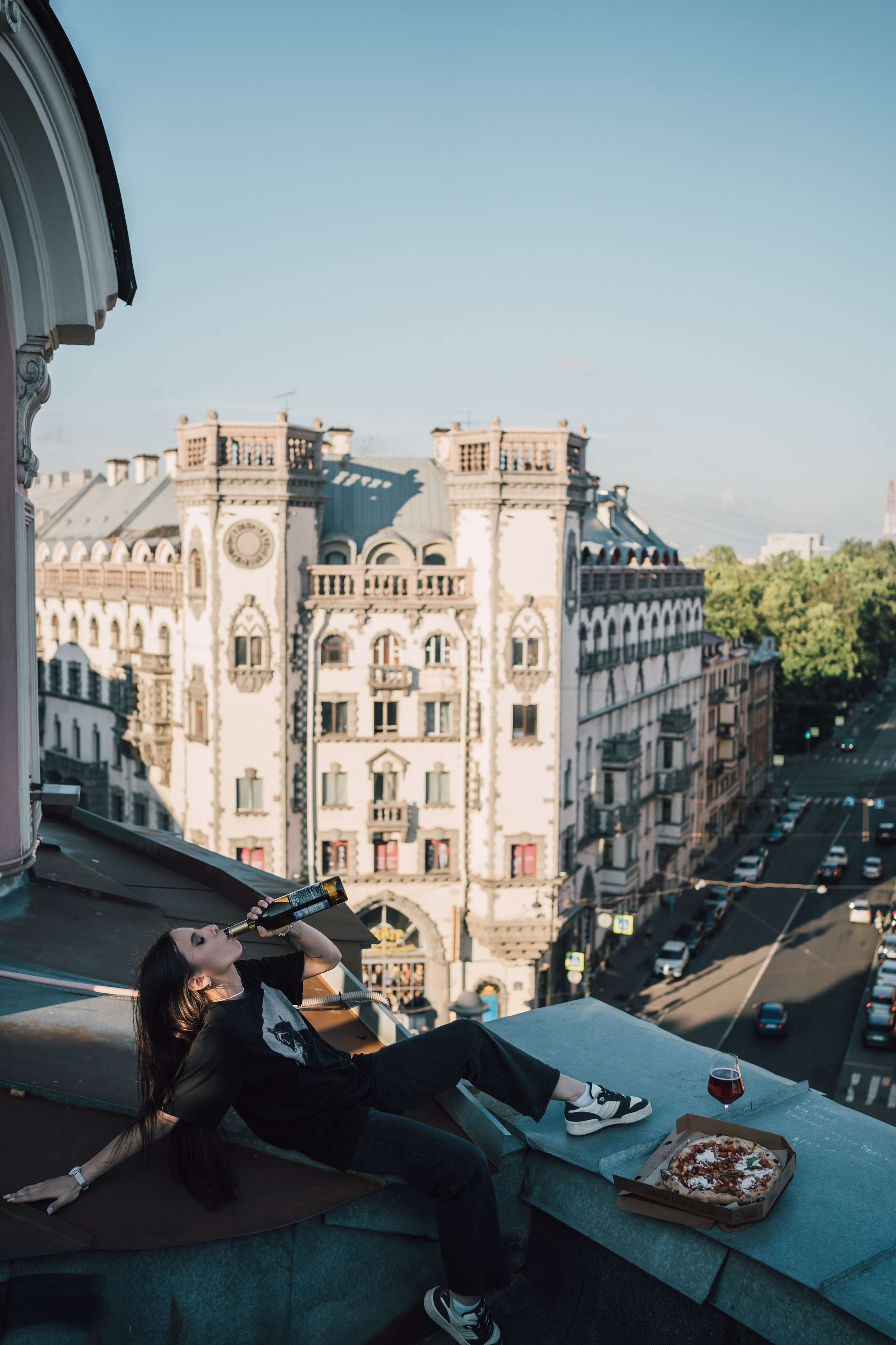 На крыше. Репортажный фотограф в Санкт-Петербурге. Фотограф на мероприятие в СПБ