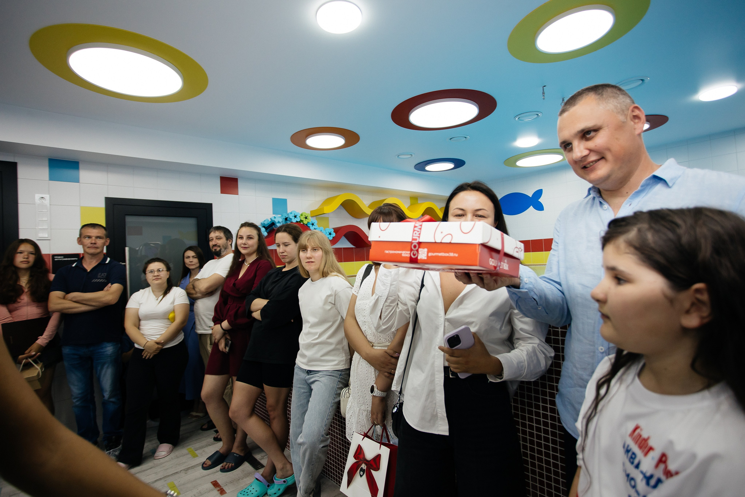 Открытие бассейна. Фотограф в Иркутске