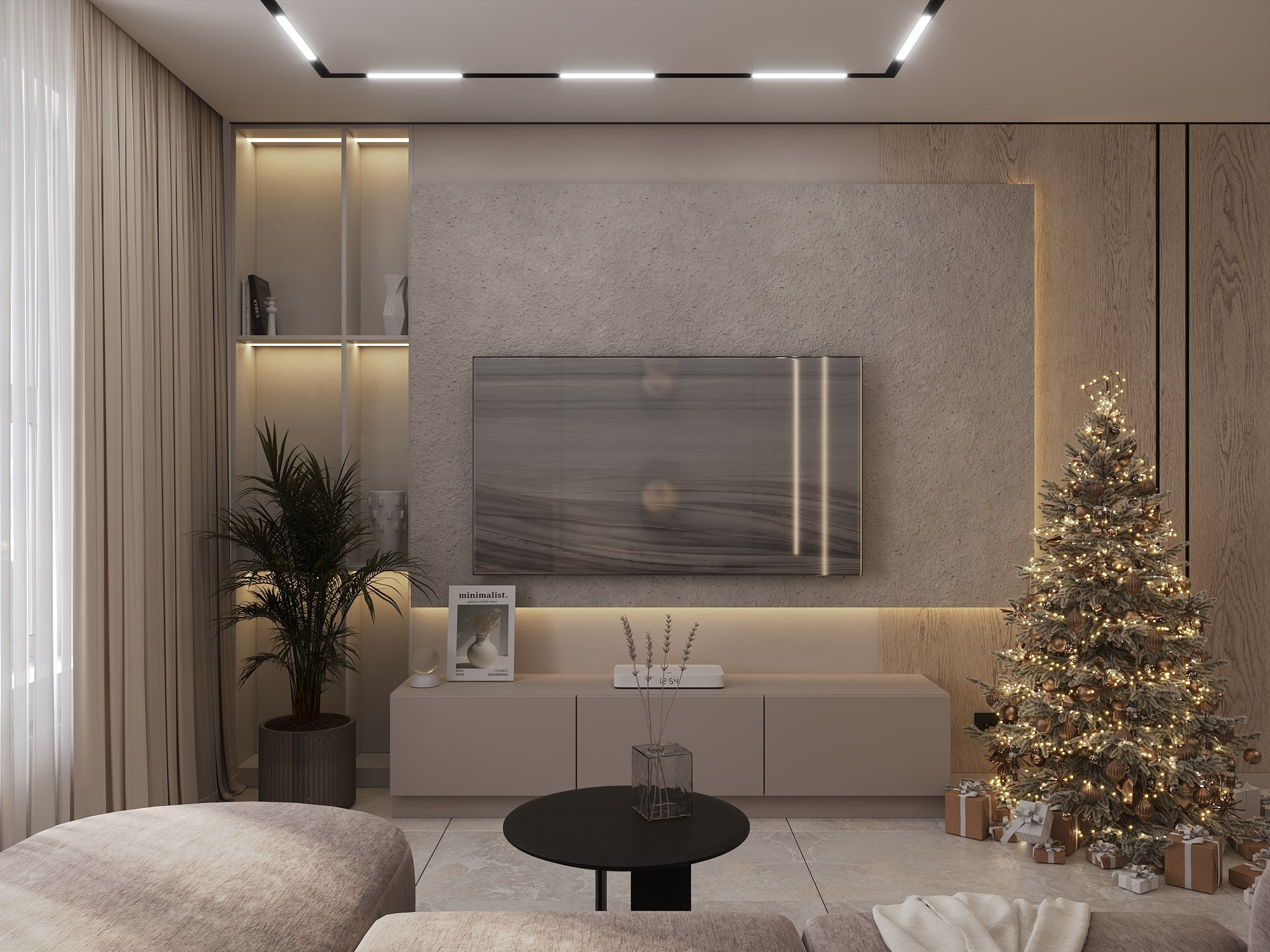 ЖК Западный луч, квартира 83,7 м². БК студия дизайна интерьера