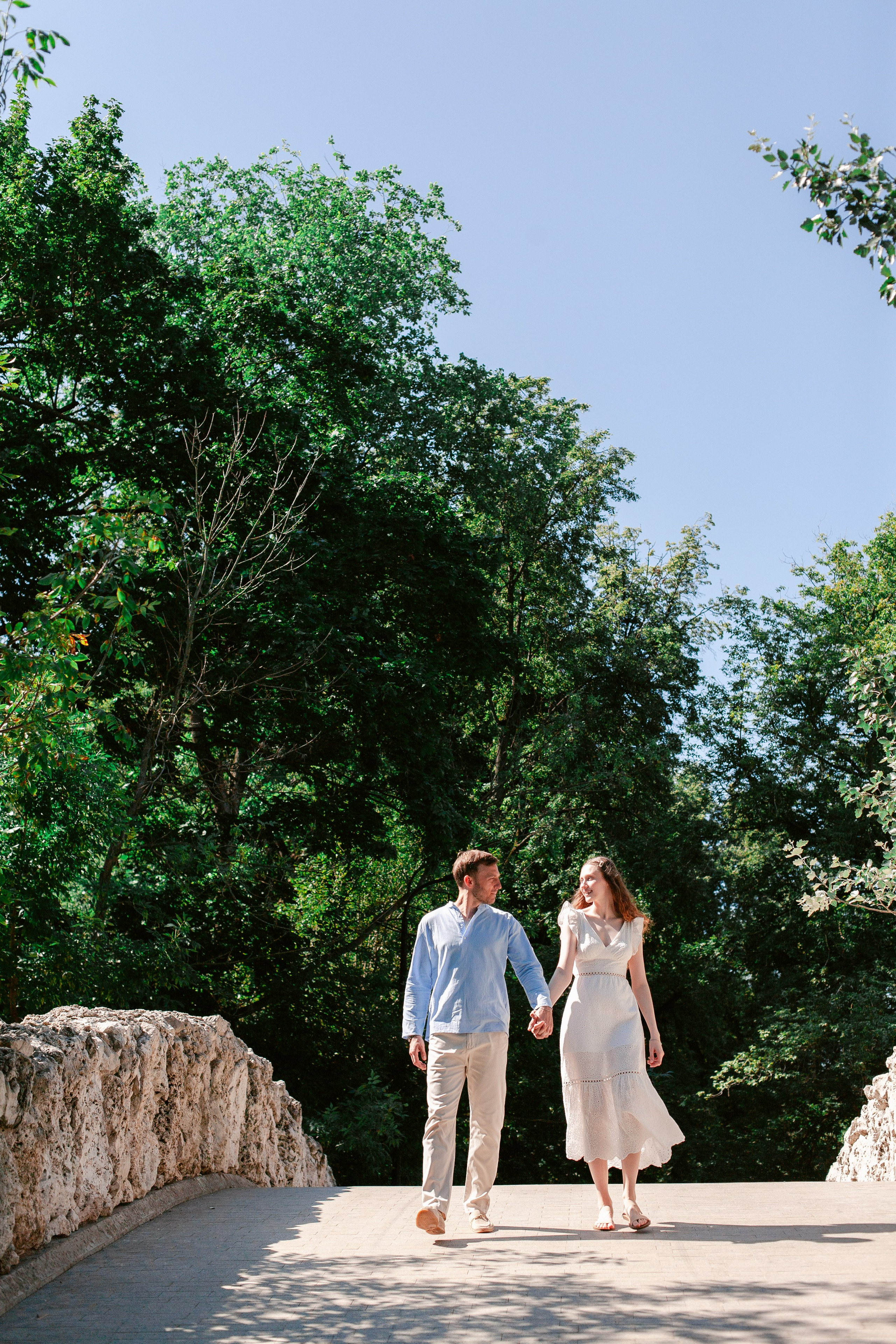 Прогулка лавстори предсвадебная в Парке Горького