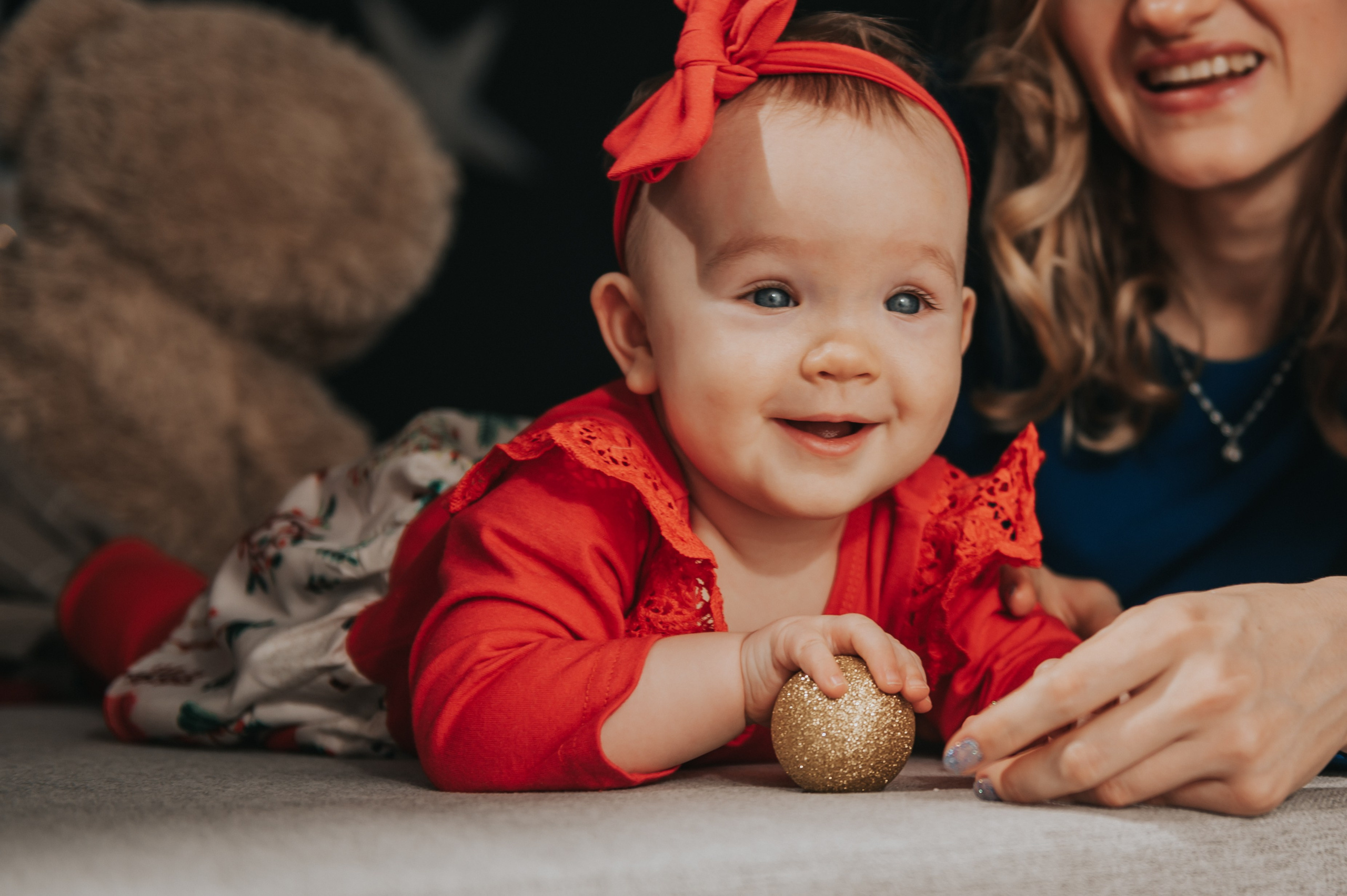 Новогодняя студийная съемка для малышки. Свадебный и семейный фотограф София Невская
